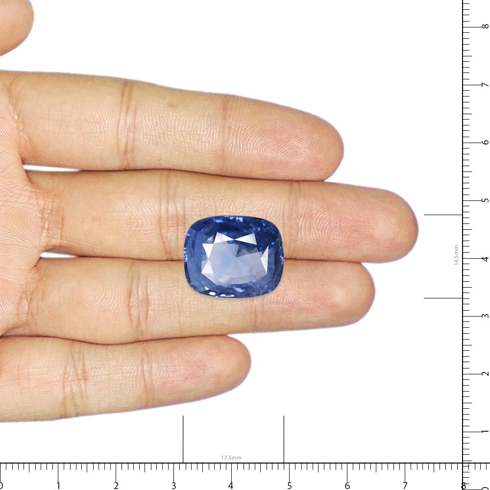 Pastel Blue Sapphire - 17.48 Carat