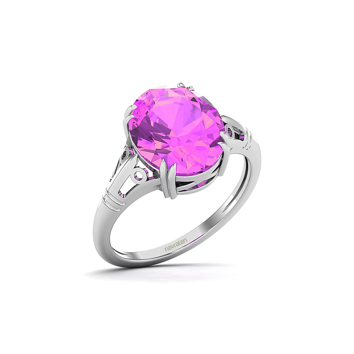 Classy Vintage Pink Sapphire Ring