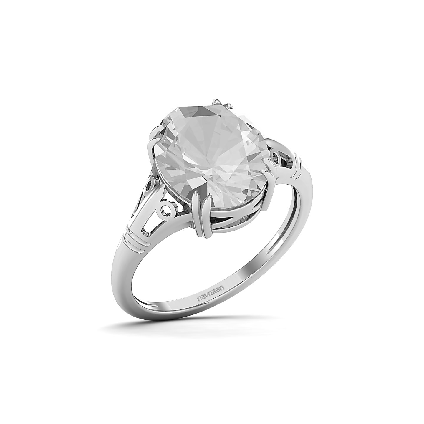 Classy Vintage White Sapphire Ring