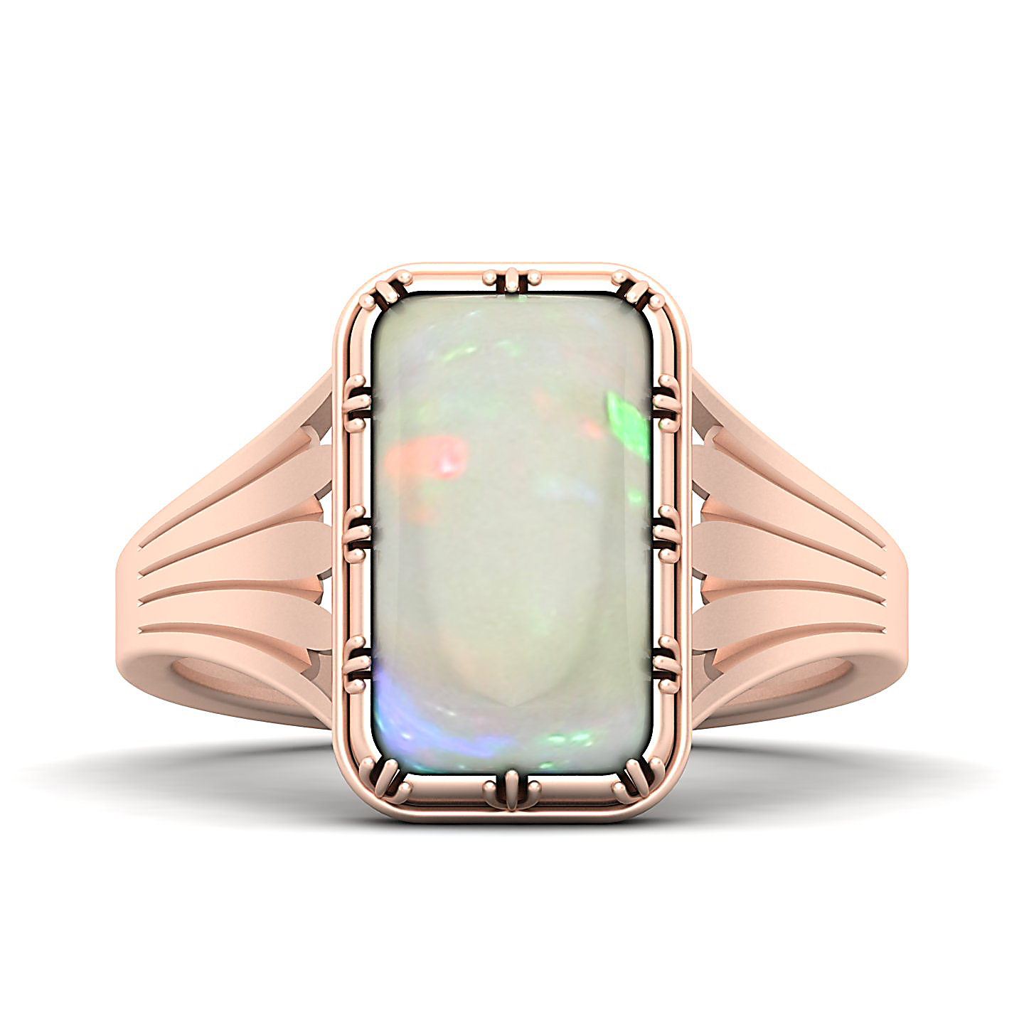Contemporary classy Opal Ring
