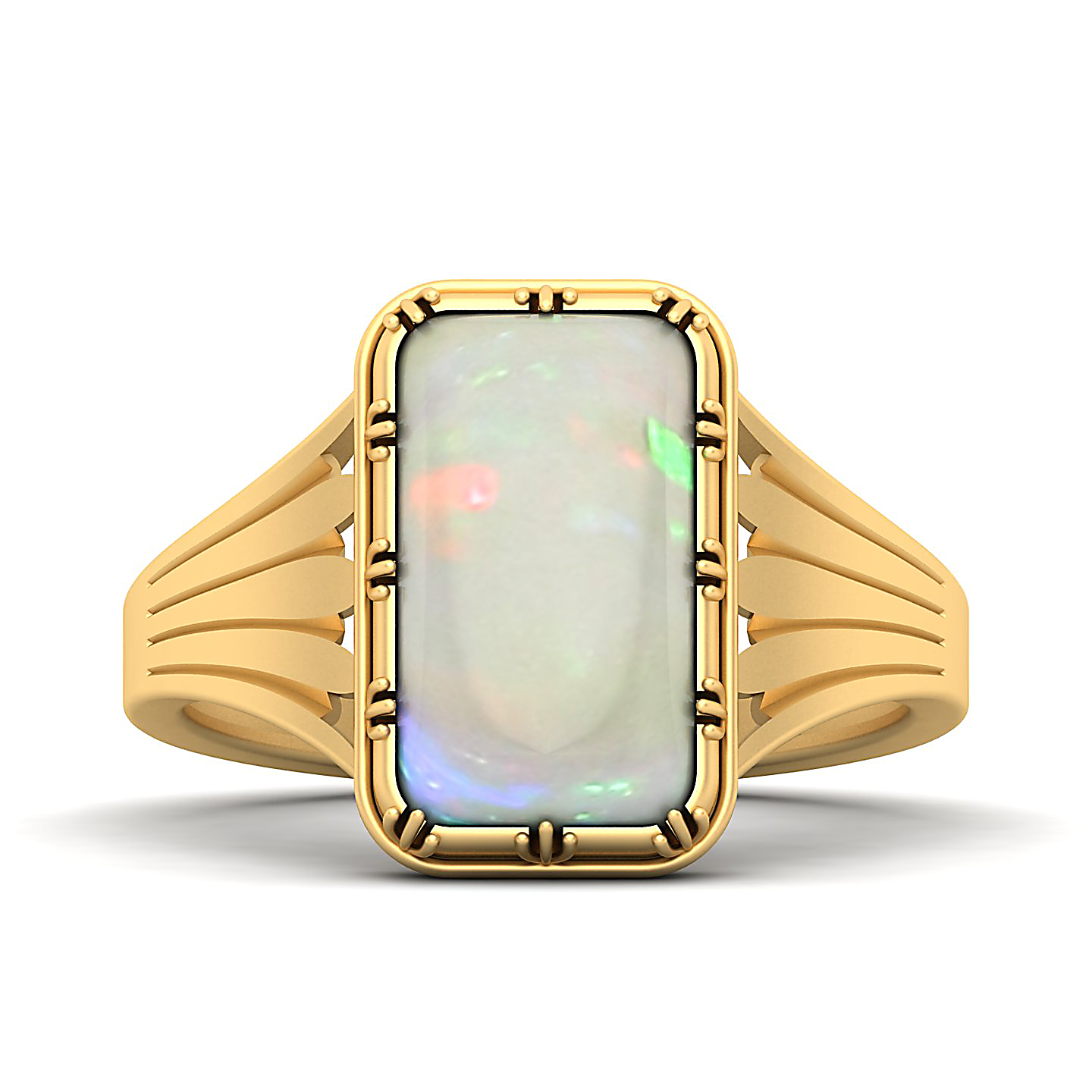 Contemporary classy Opal Ring