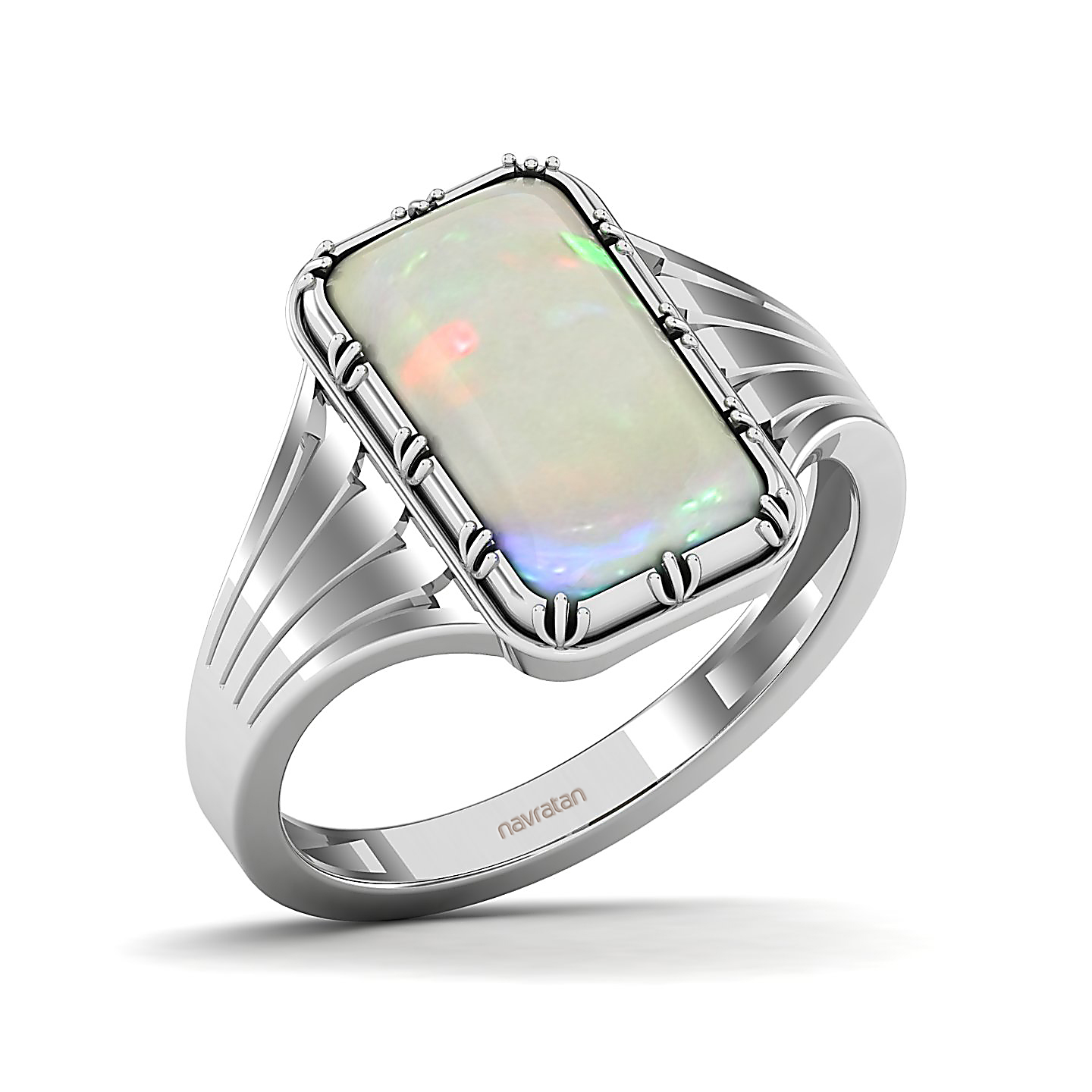 Contemporary classy Opal Ring