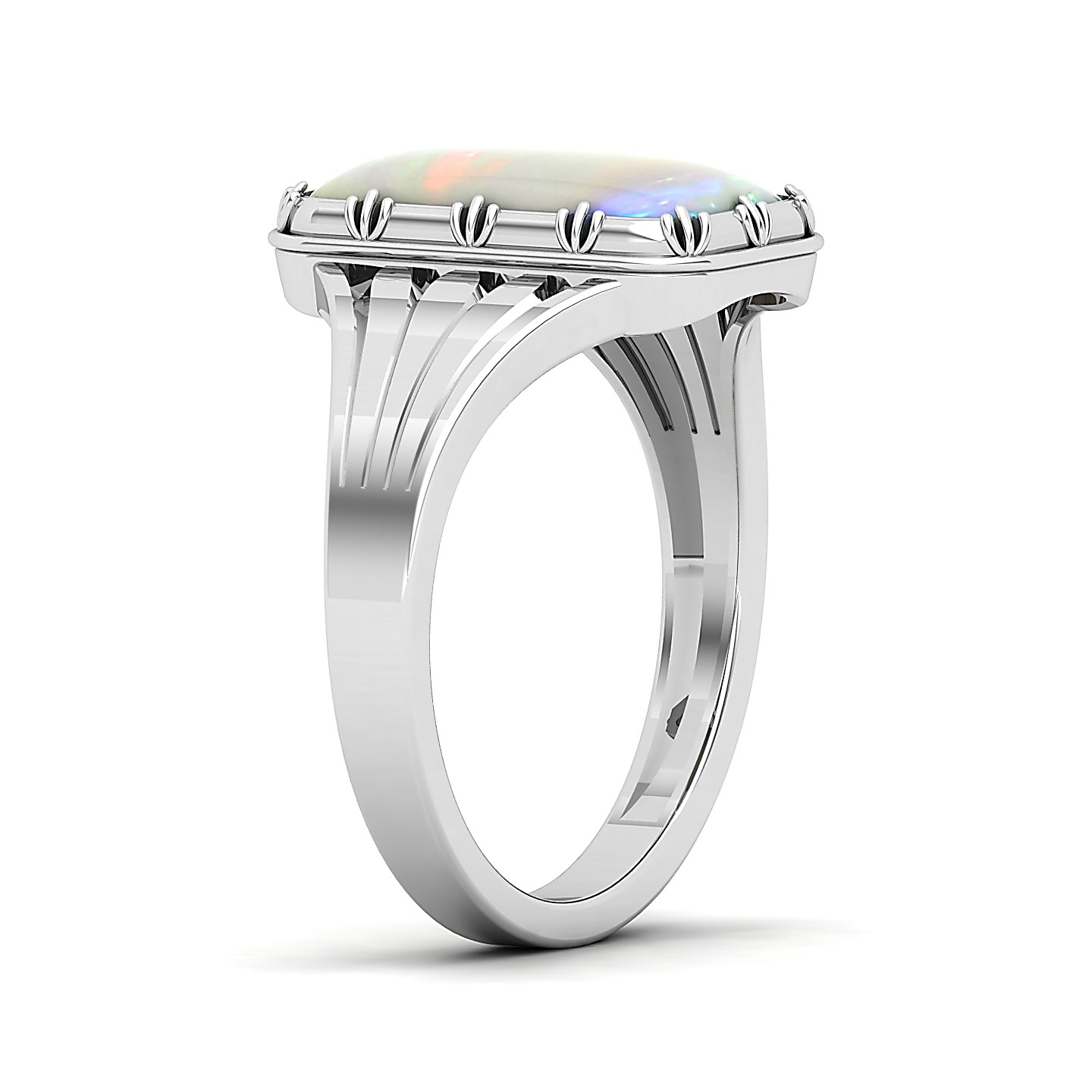 Contemporary classy Opal Ring