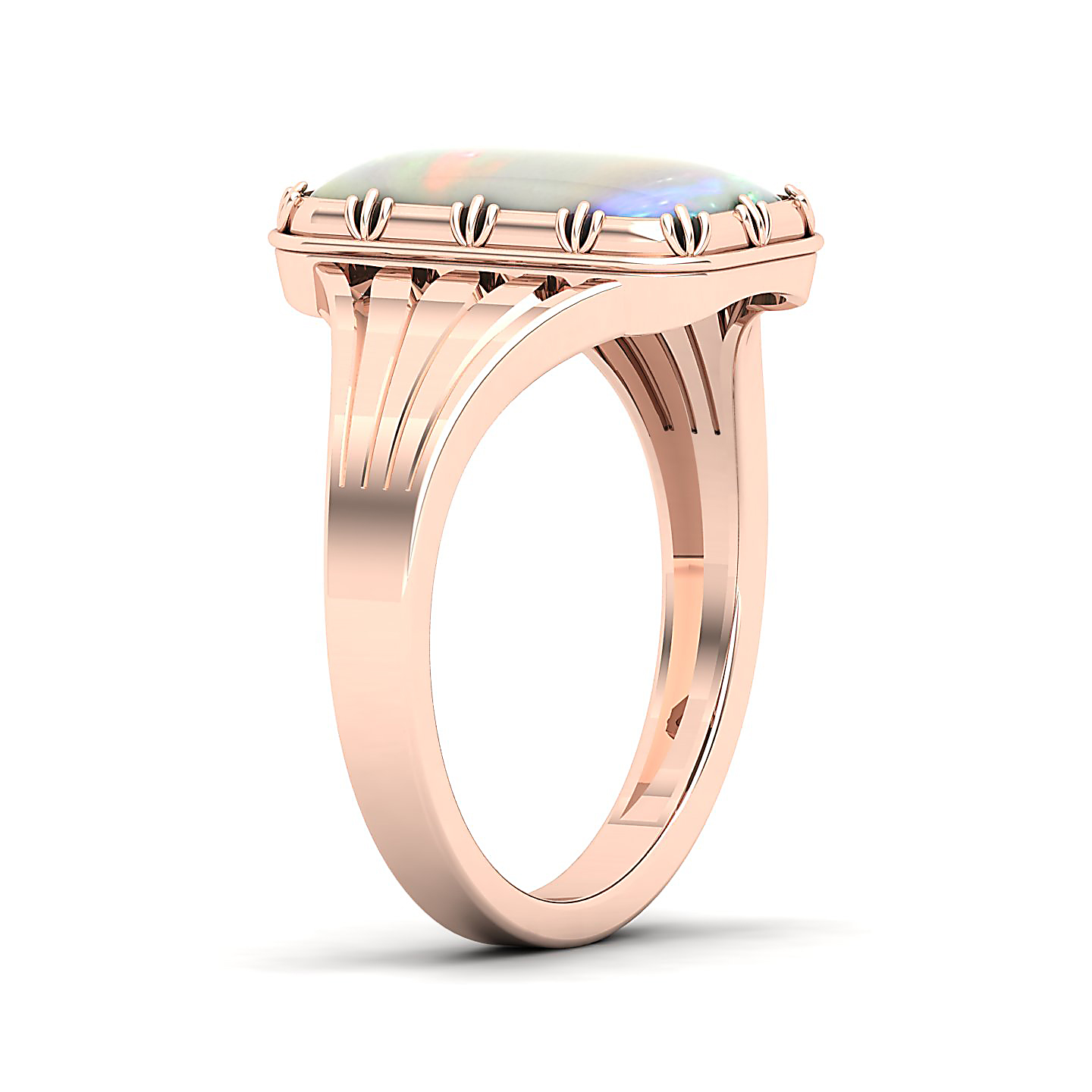 Contemporary classy Opal Ring