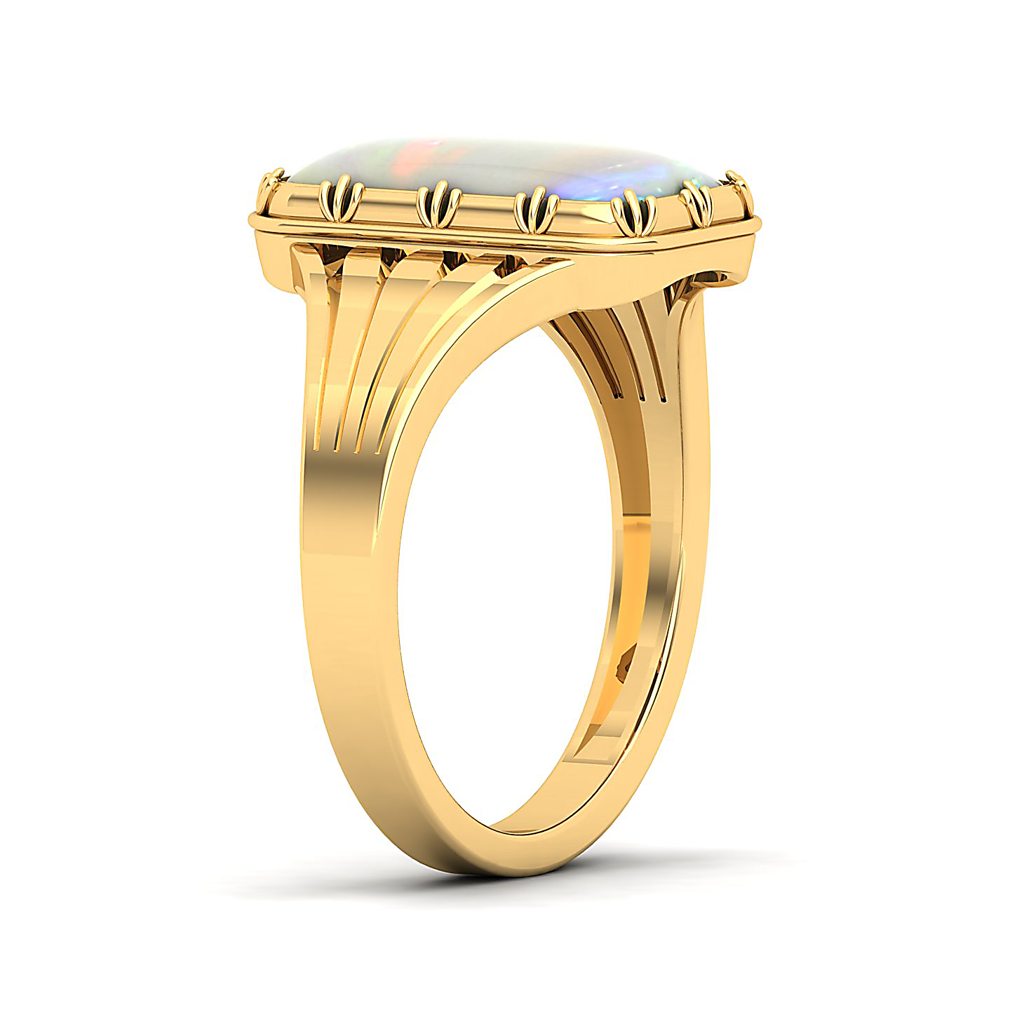 Contemporary classy Opal Ring