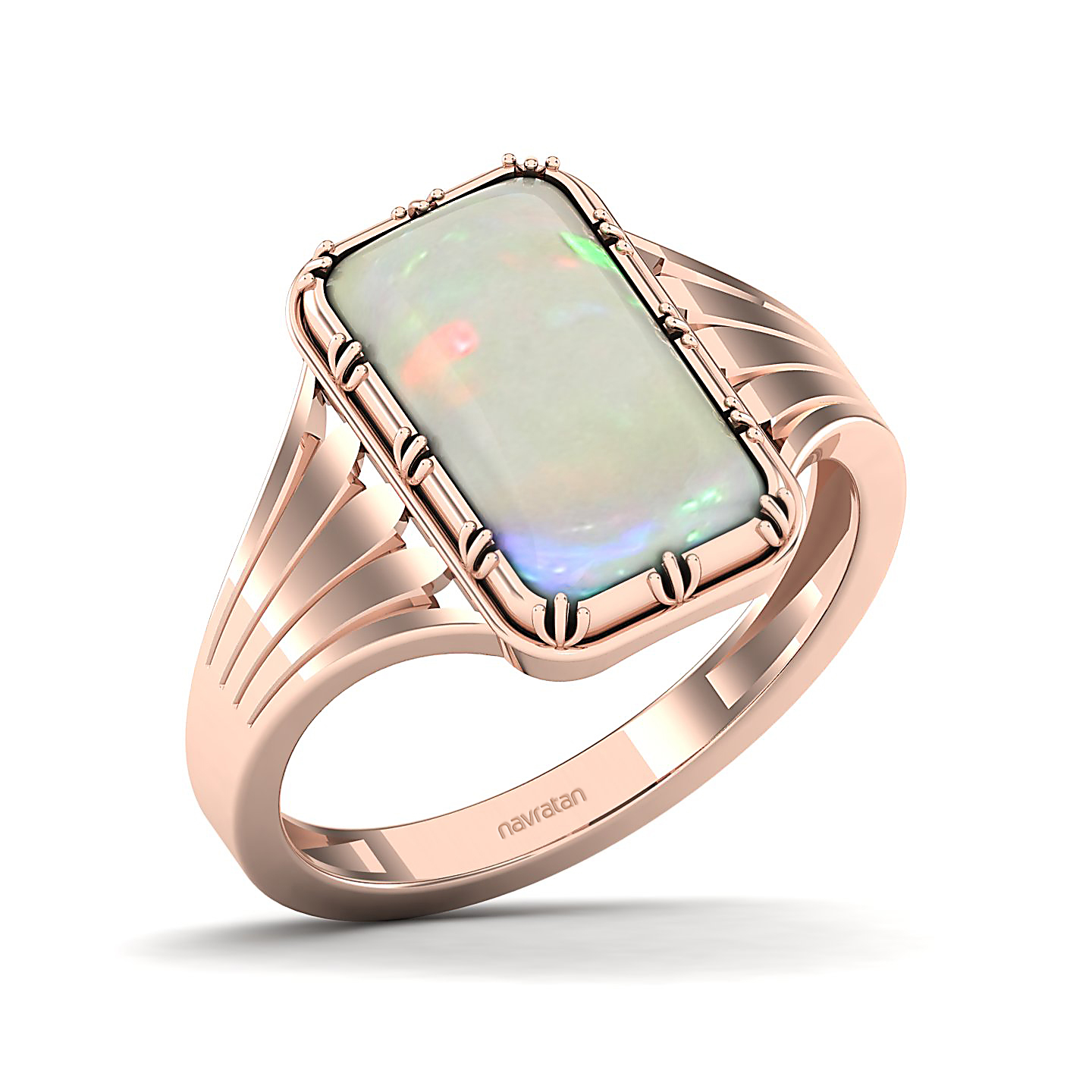 Contemporary classy Opal Ring