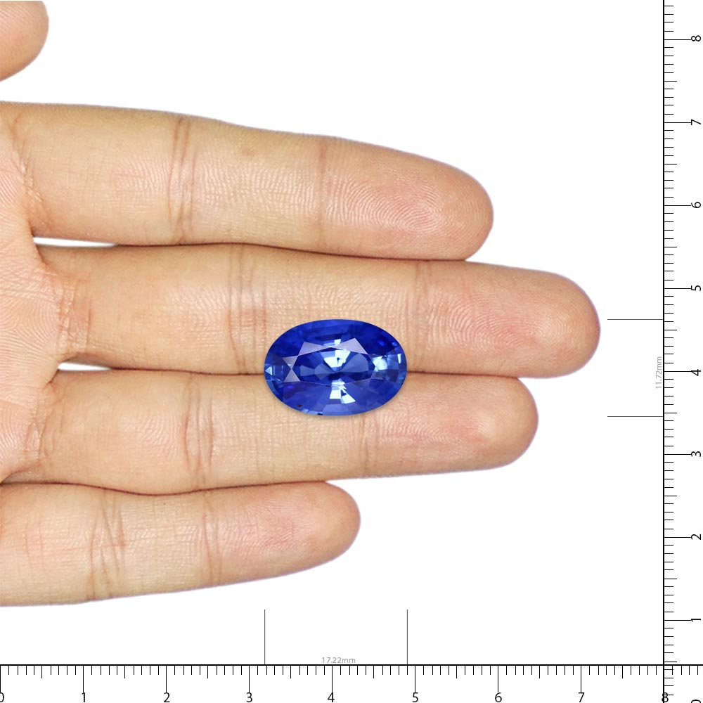 Cornflower Blue Sapphire - 12.16 Carat