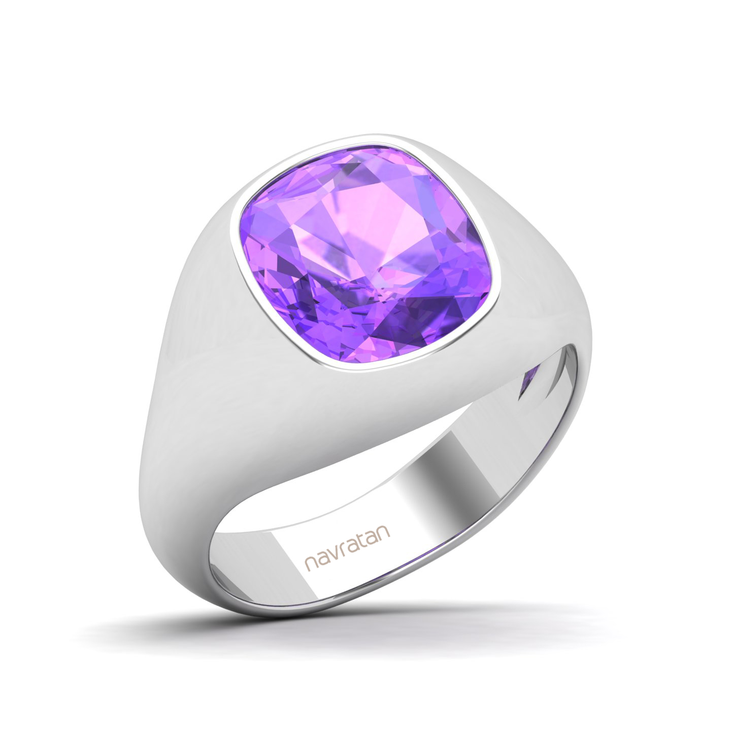 Cradle Serenity Amethyst Ring