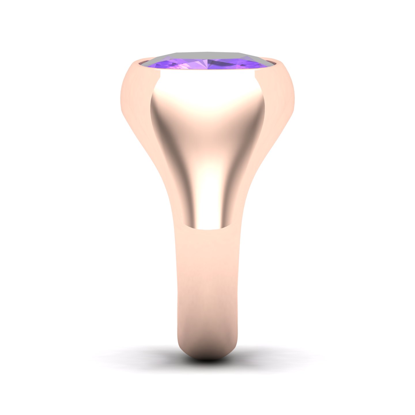 Cradle Serenity Amethyst Ring