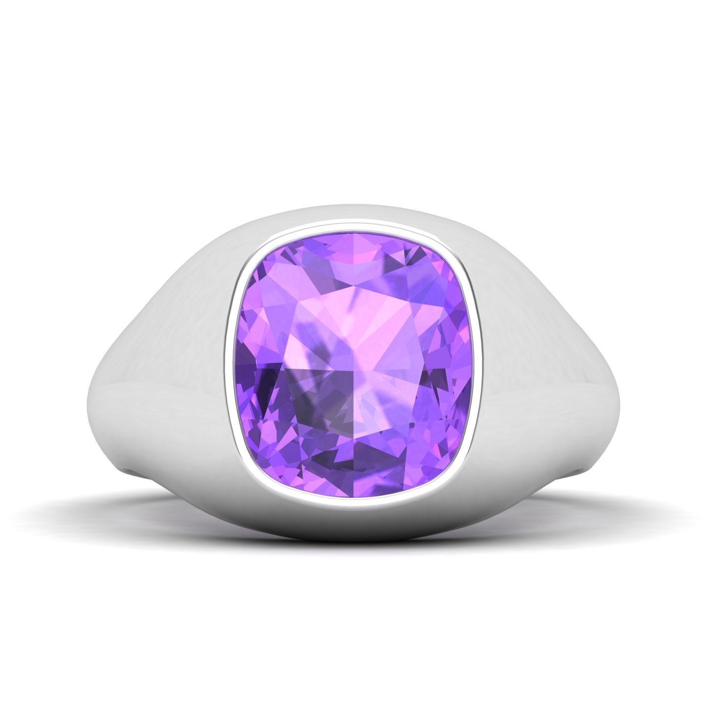 Cradle Serenity Amethyst Ring