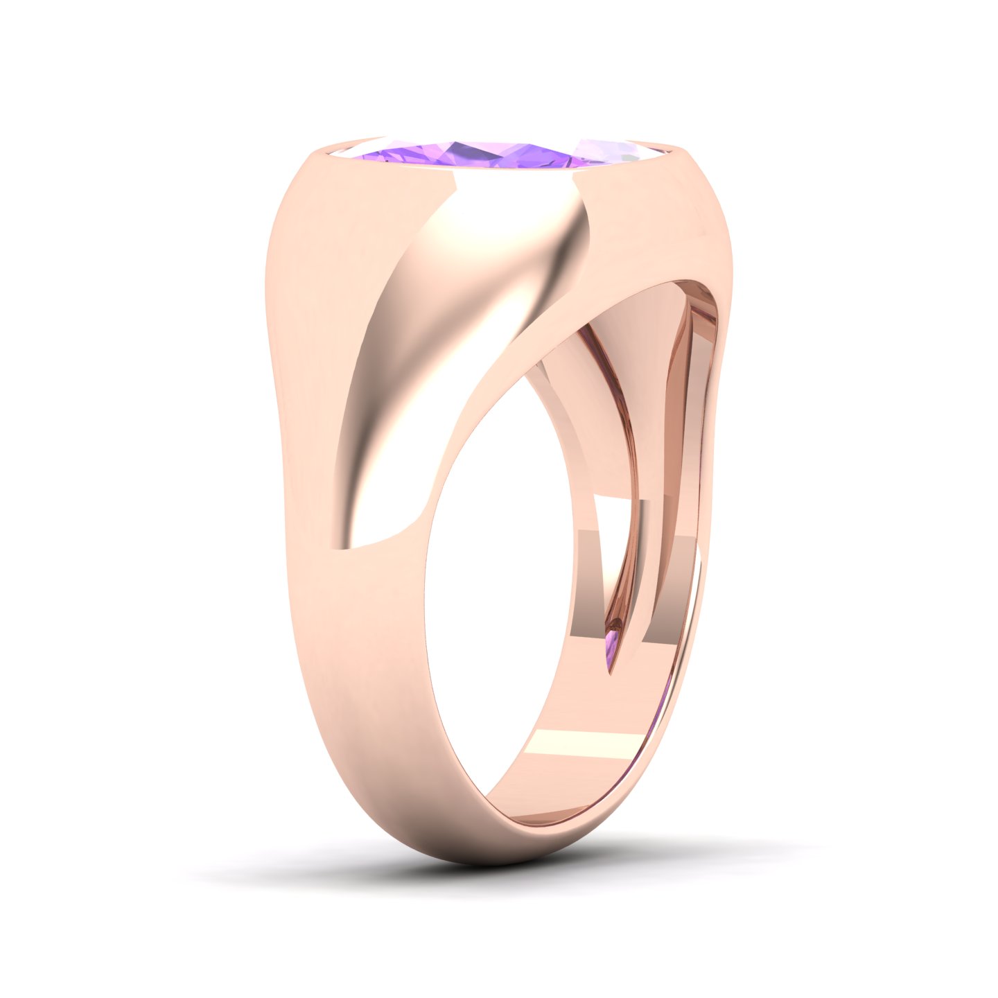 Cradle Serenity Amethyst Ring