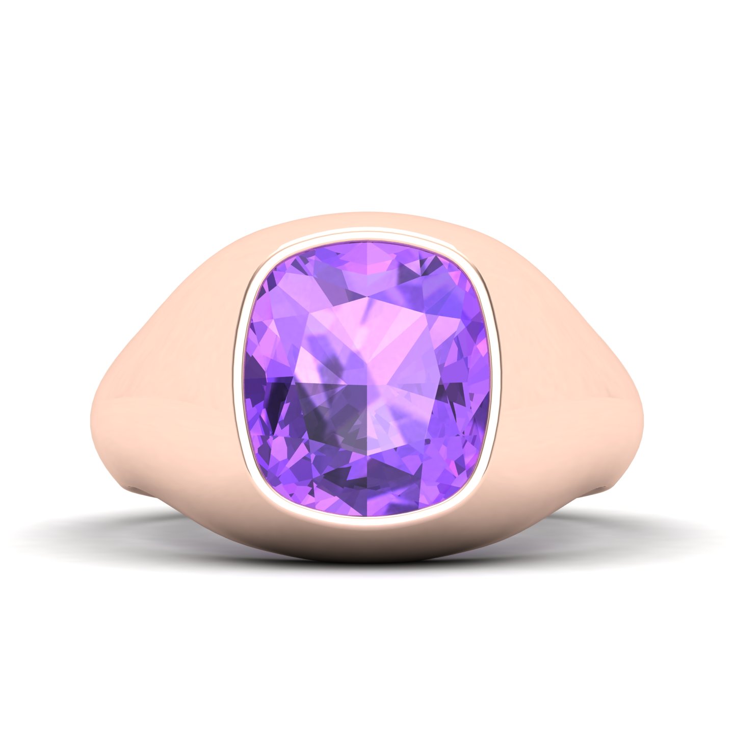 Cradle Serenity Amethyst Ring