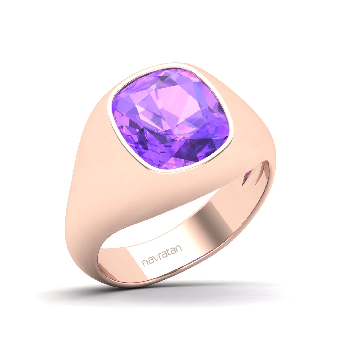 Cradle Serenity Amethyst Ring