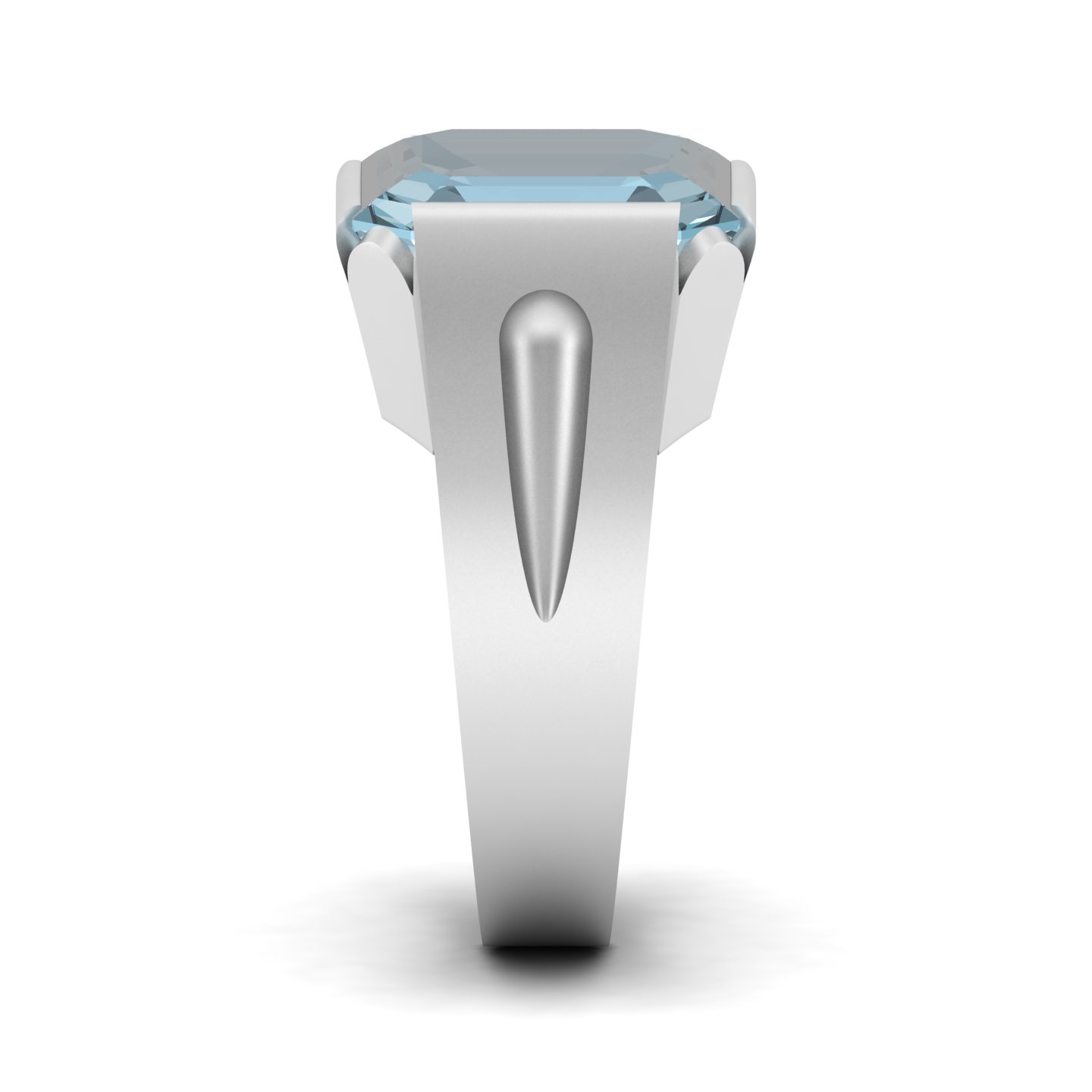 Cradle Serenity Aquamarine Ring