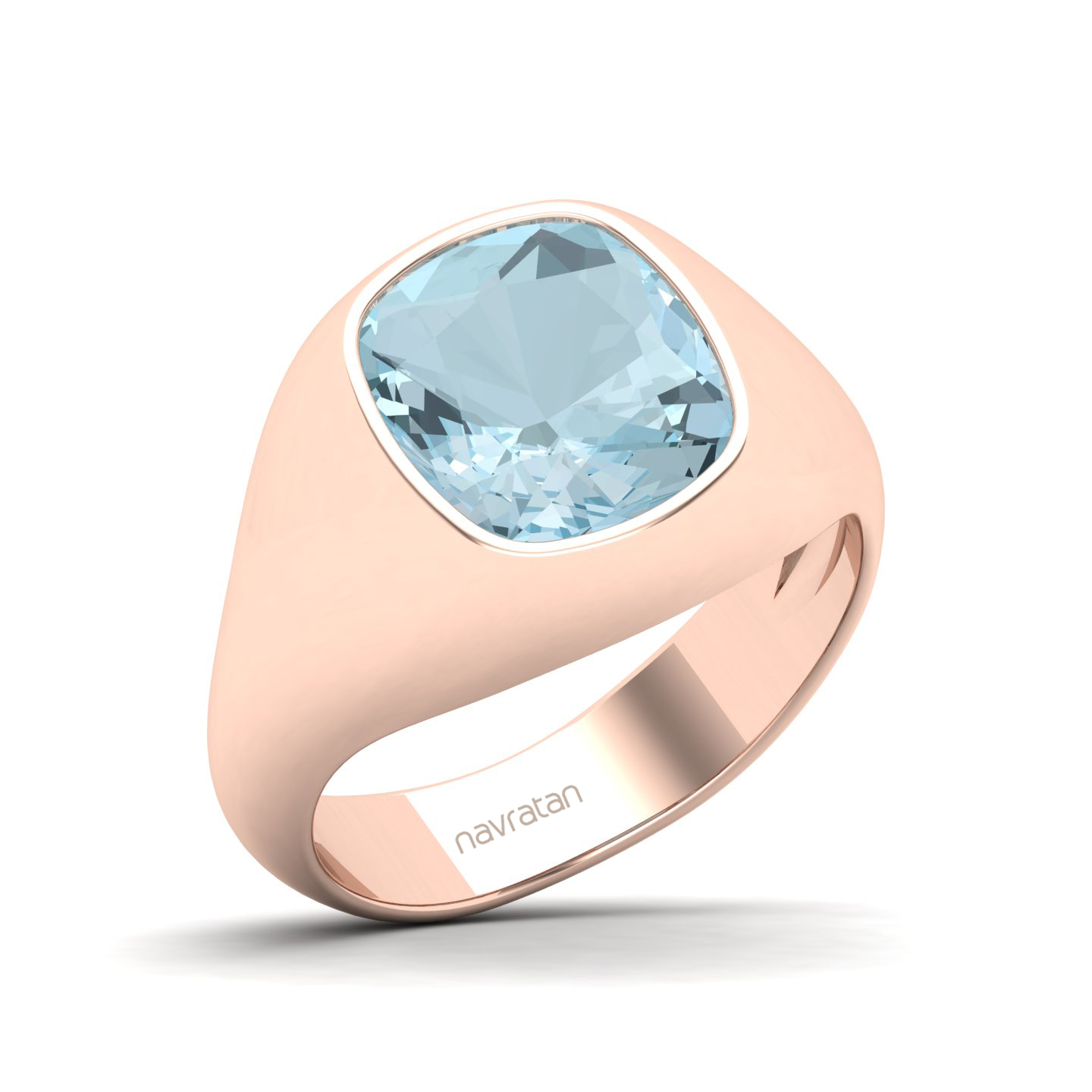 Cradle Serenity Aquamarine Ring