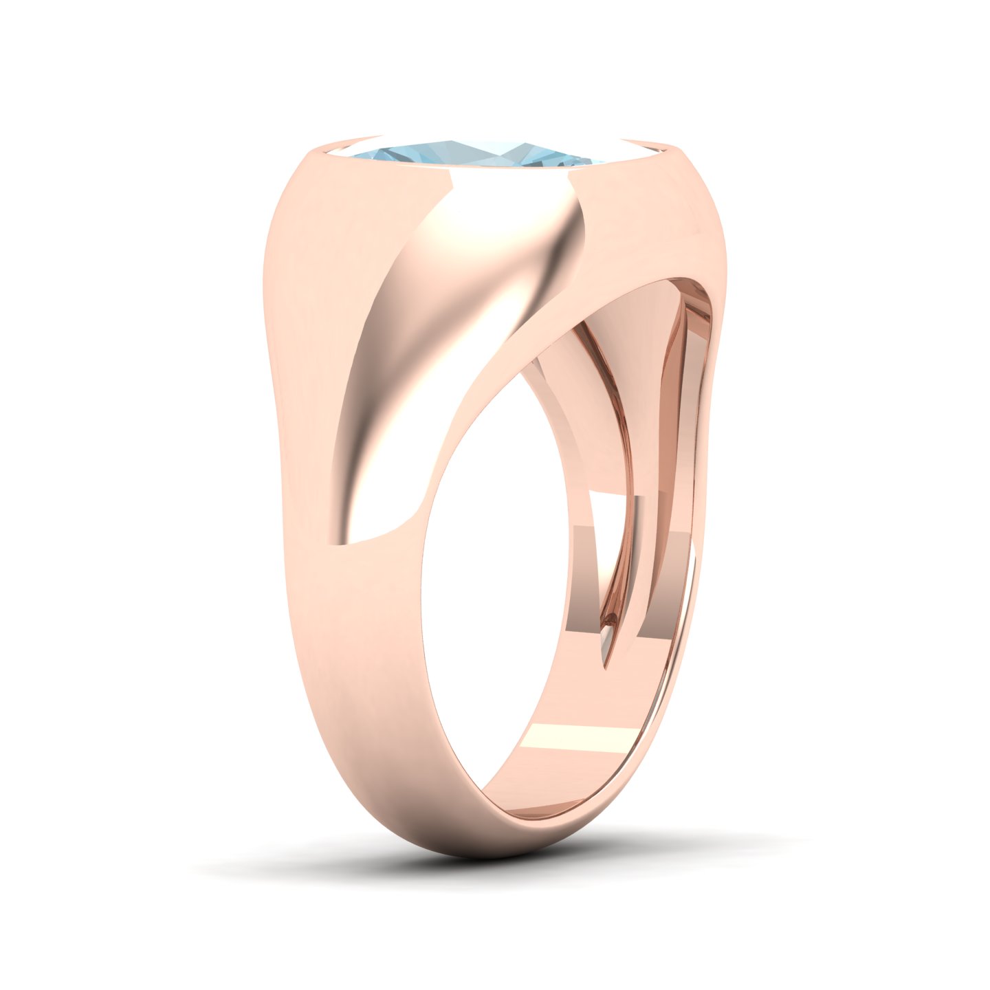 Cradle Serenity Aquamarine Ring