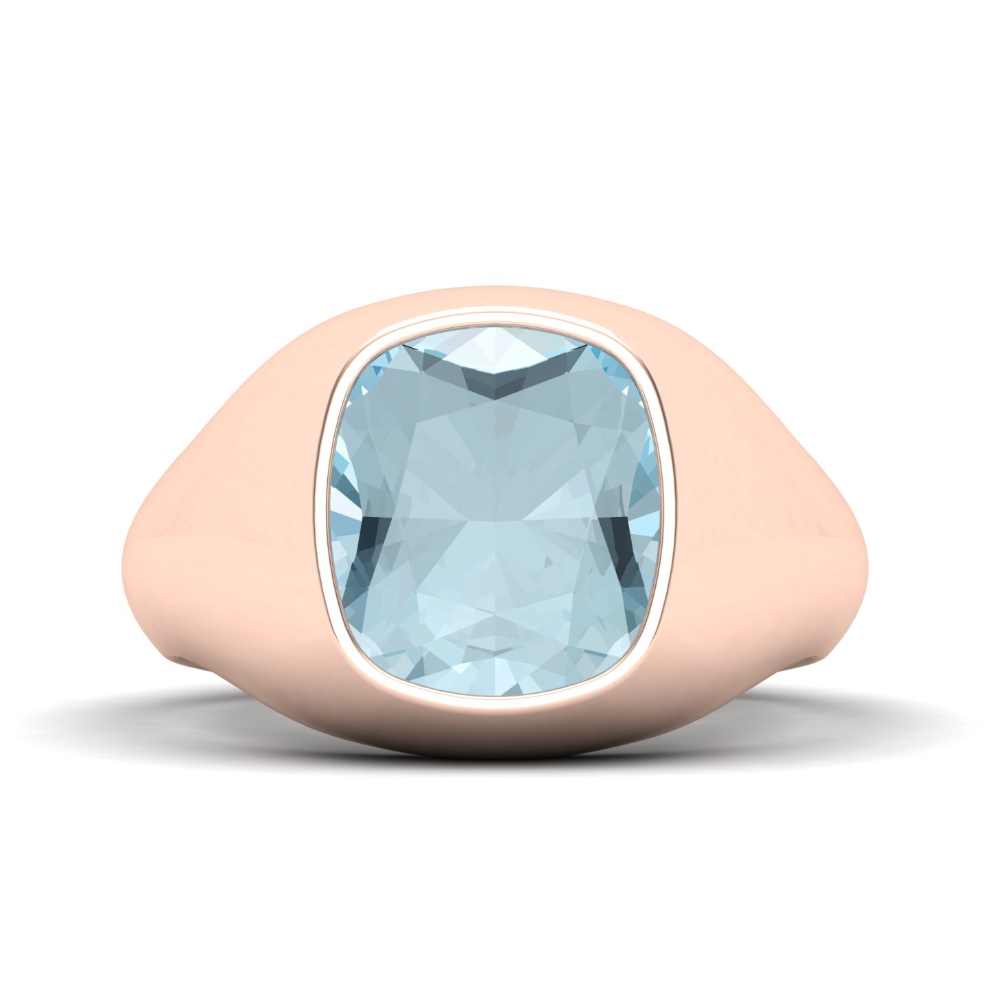 Cradle Serenity Aquamarine Ring