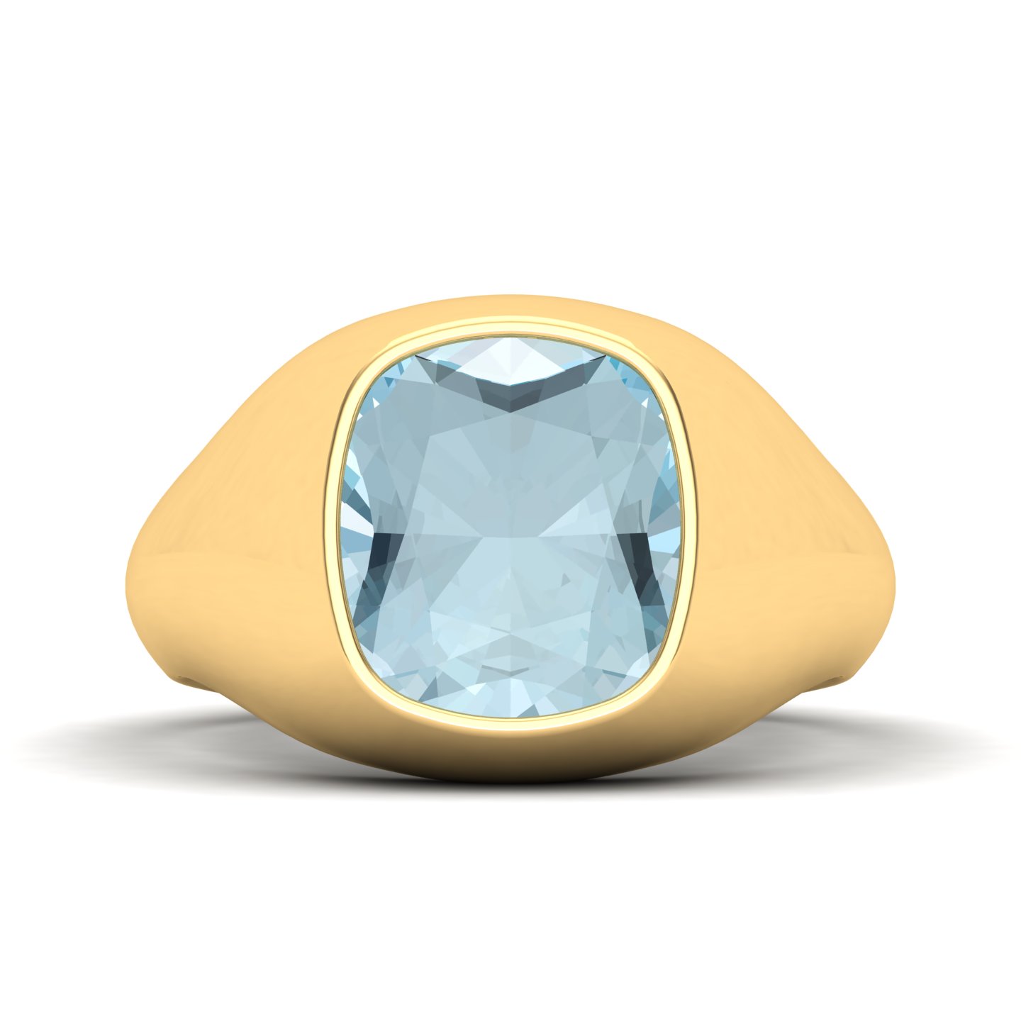 Cradle Serenity Aquamarine Ring