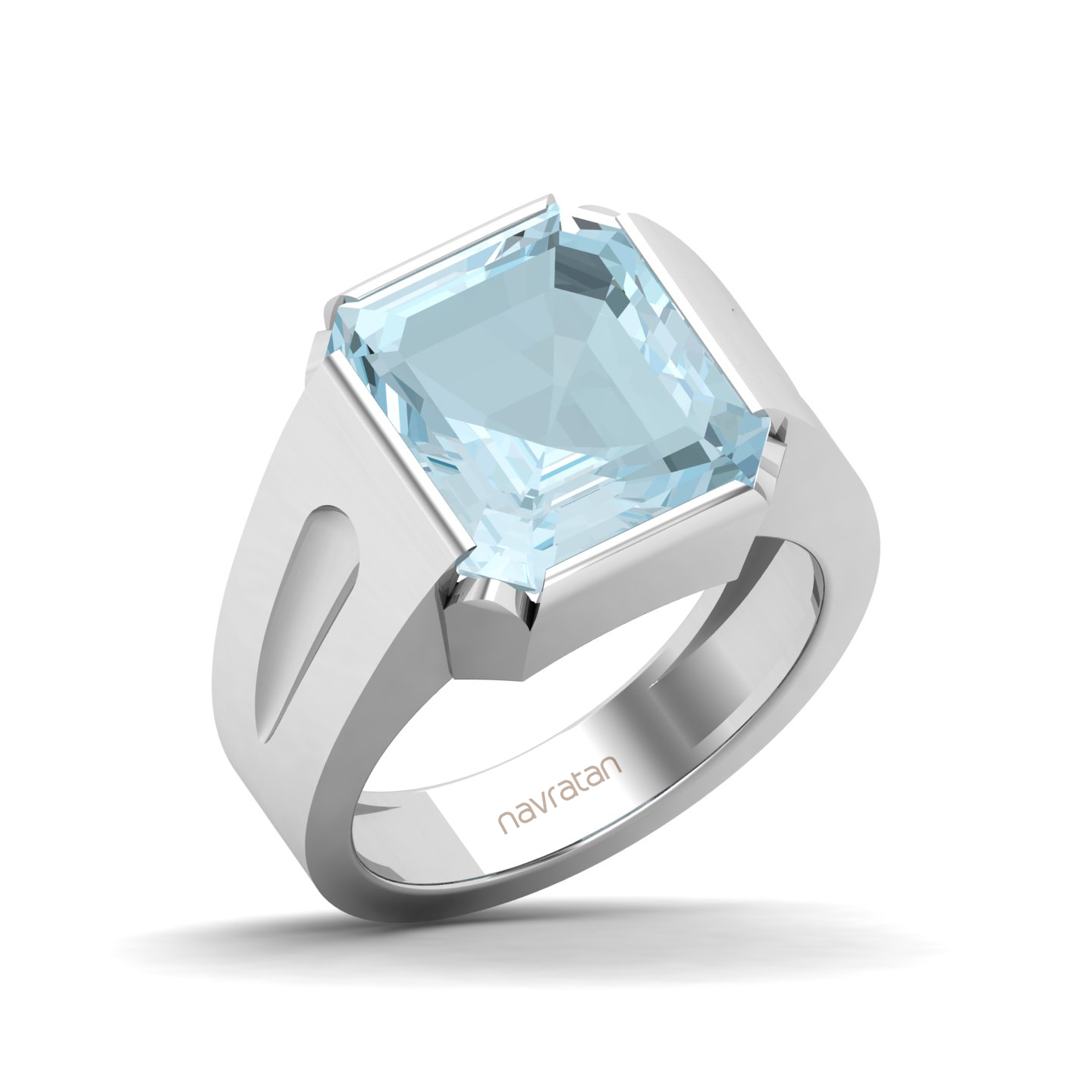 Cradle Serenity Aquamarine Ring