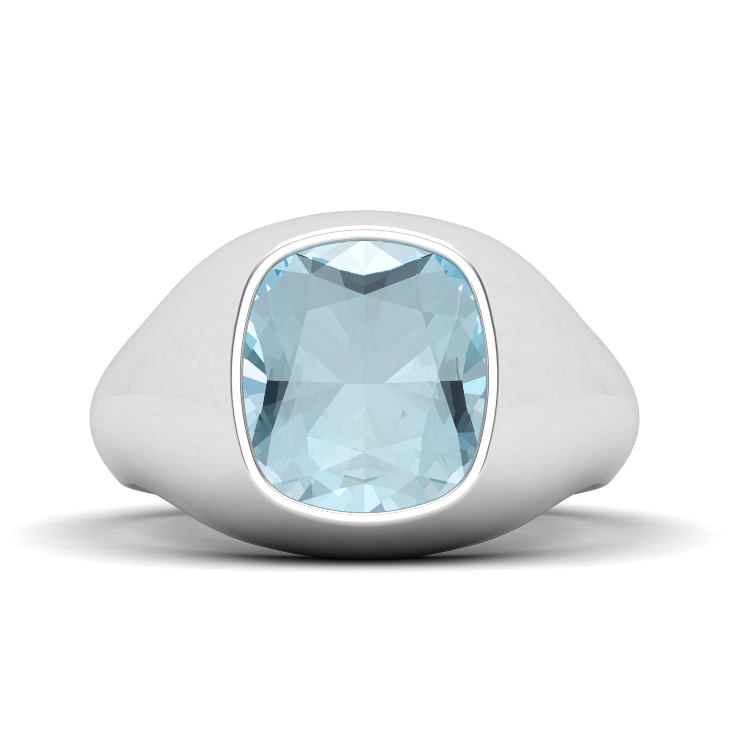 Cradle Serenity Aquamarine Ring