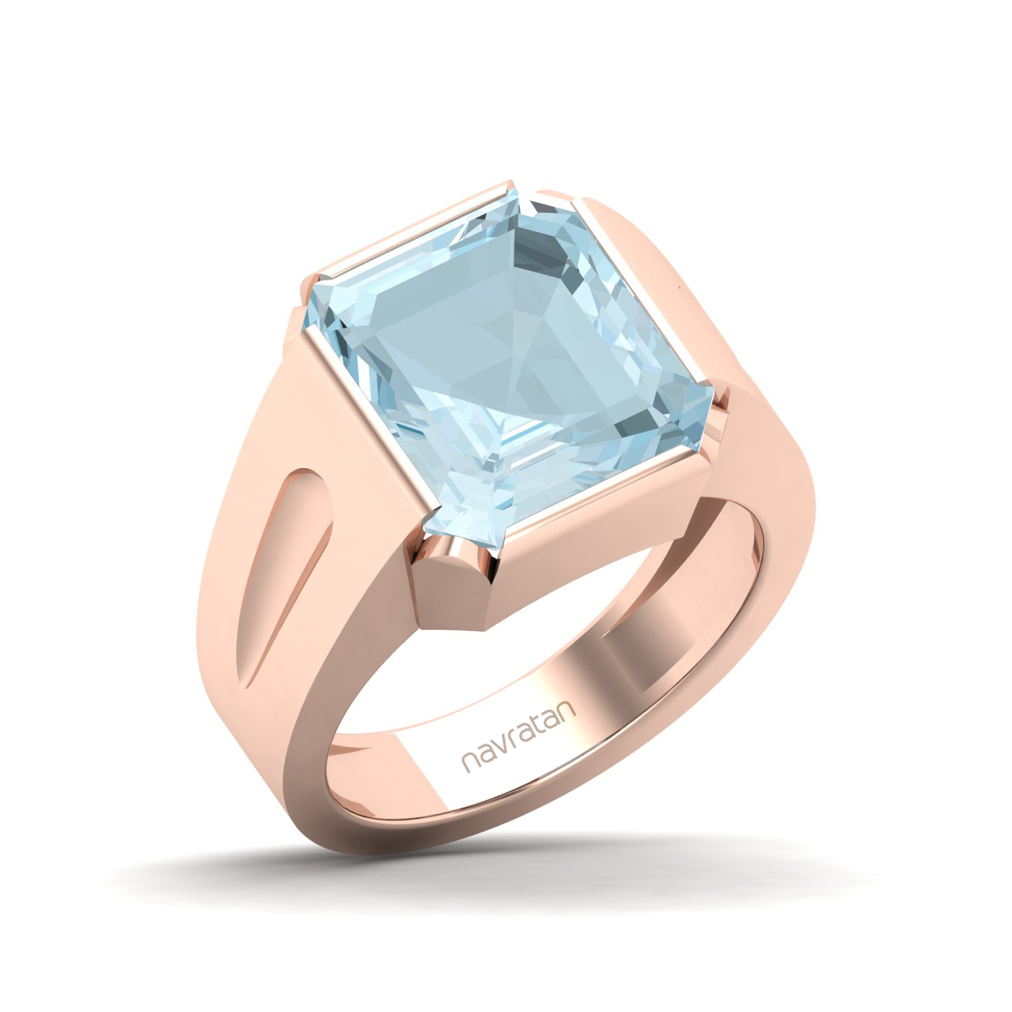 Cradle Serenity Aquamarine Ring