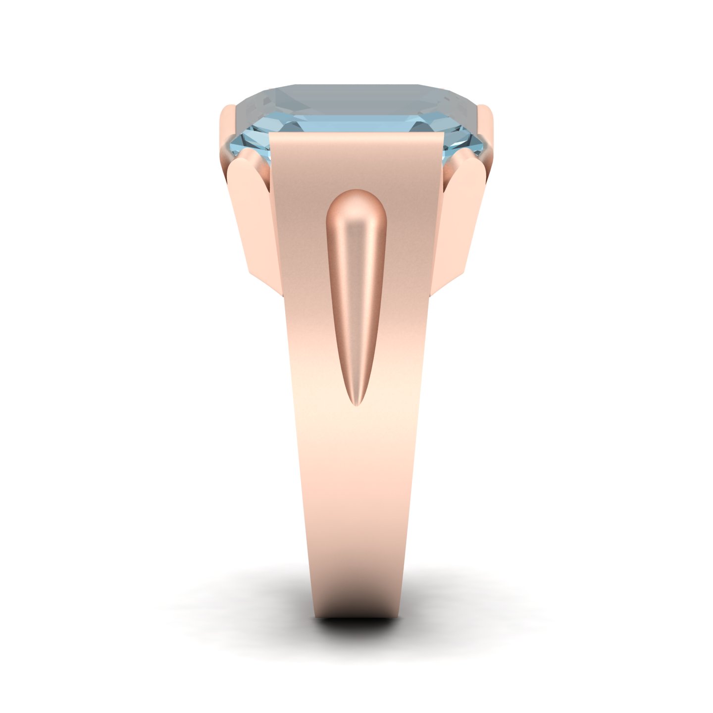 Cradle Serenity Aquamarine Ring
