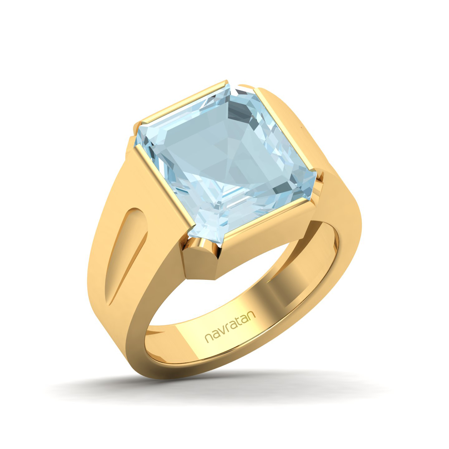 Cradle Serenity Aquamarine Ring