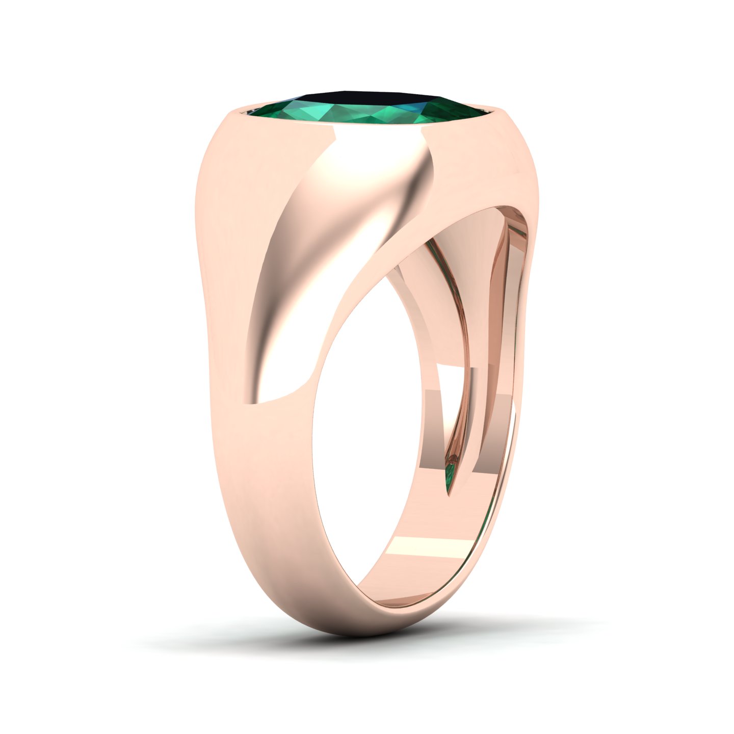 Cradle Serenity emerald Ring