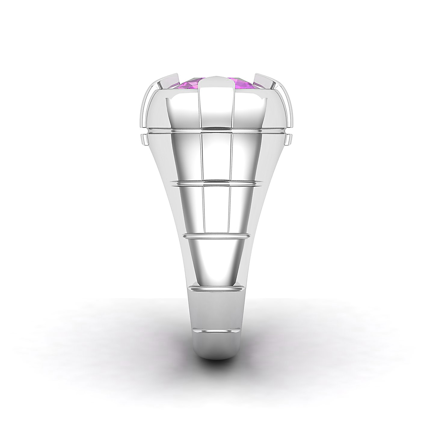 Dawn's Embrace Pink sapphire ring