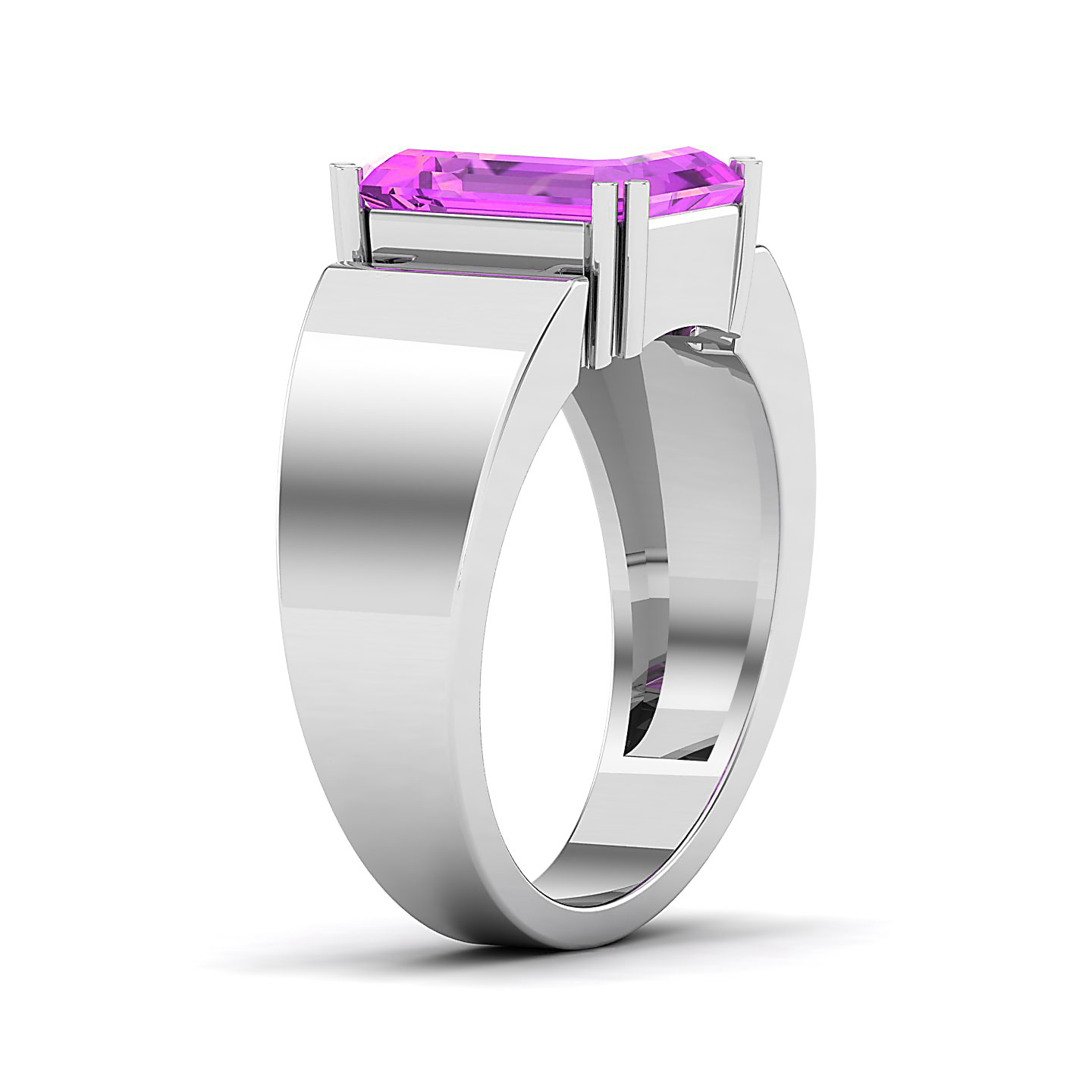 Dewdrop Blush Pink sapphire ring