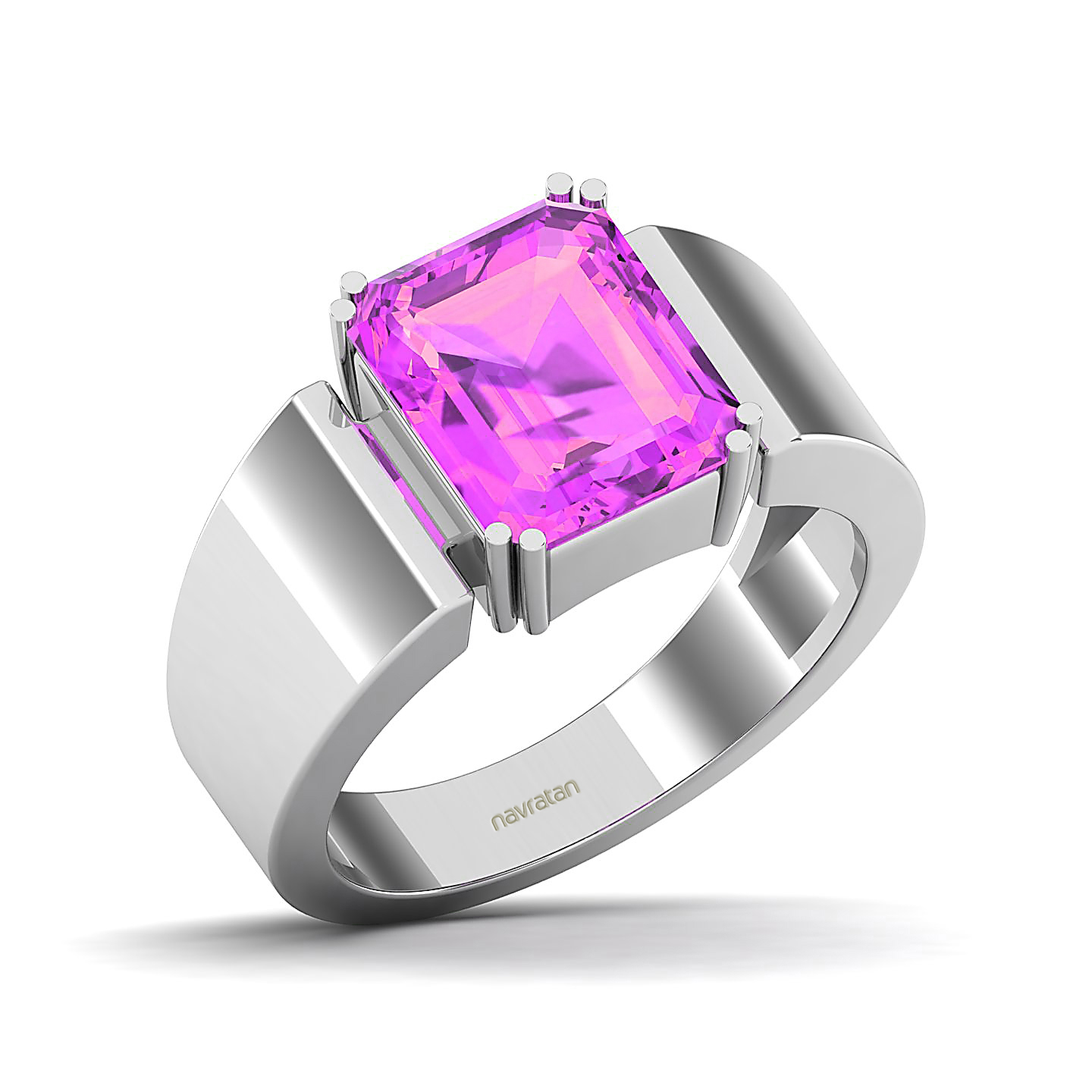 Dewdrop Blush Pink sapphire ring