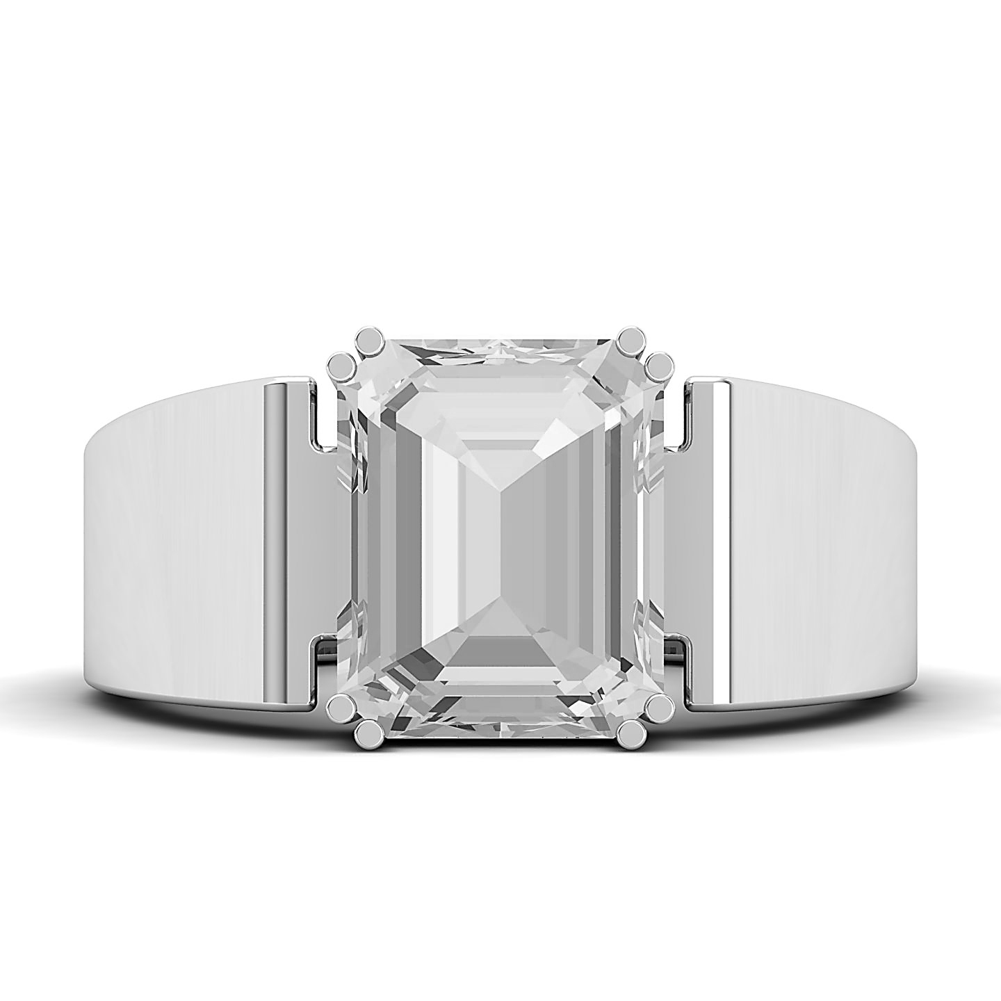 Dewdrop Blush White sapphire ring