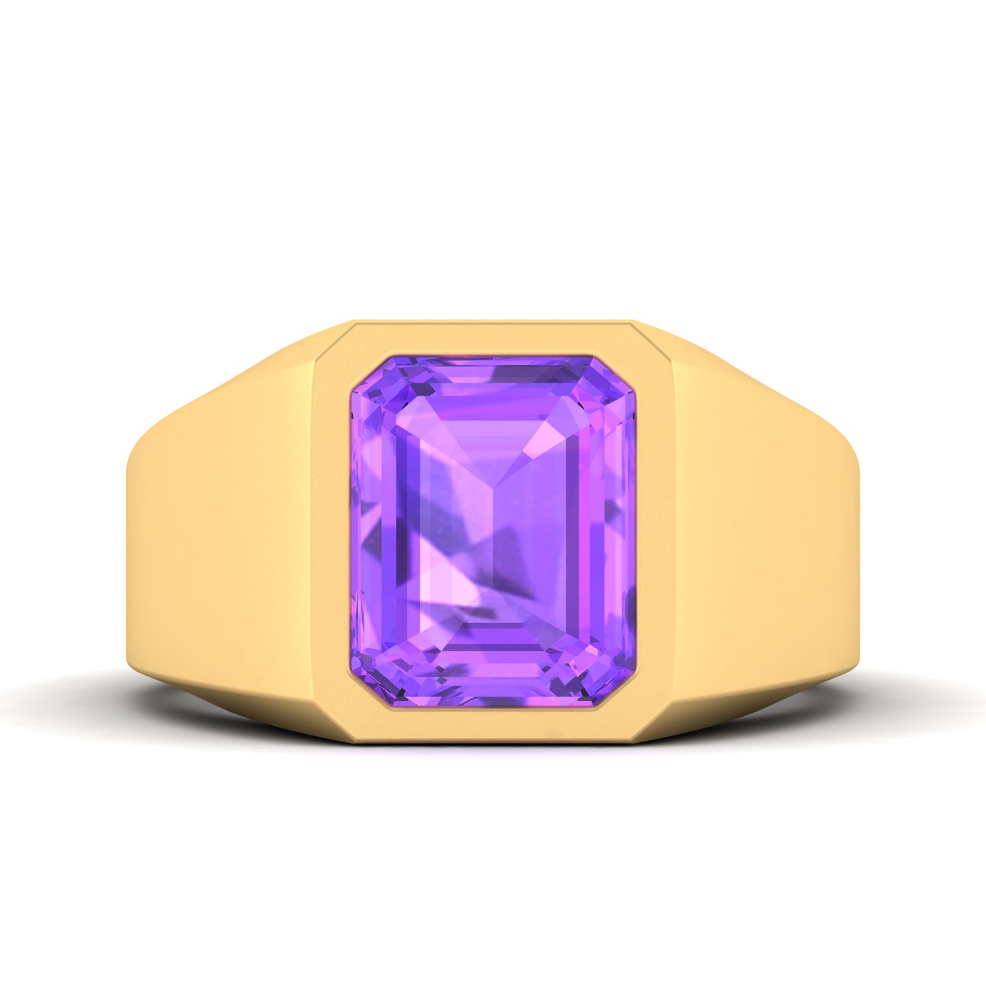 Divine Sunshine Amethyst Ring