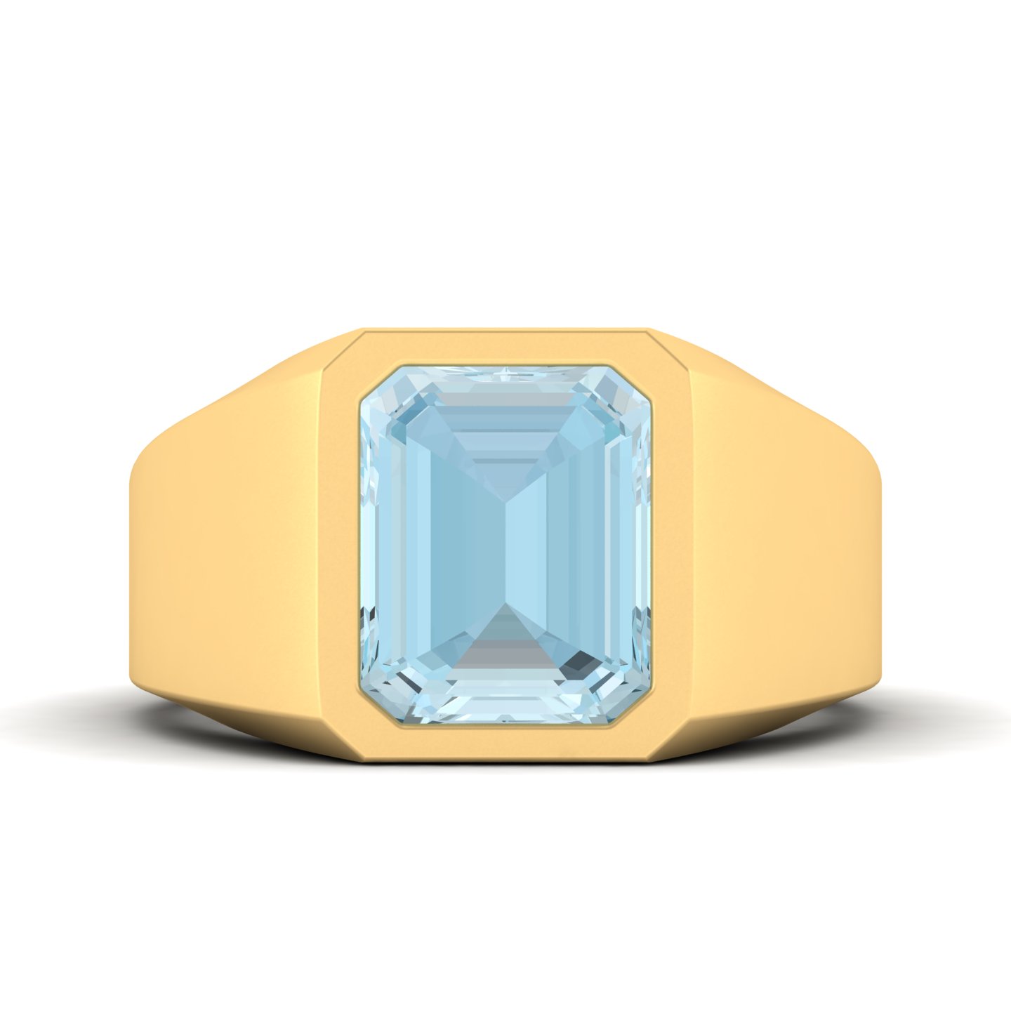 Divine Sunshine Aquamarine Ring