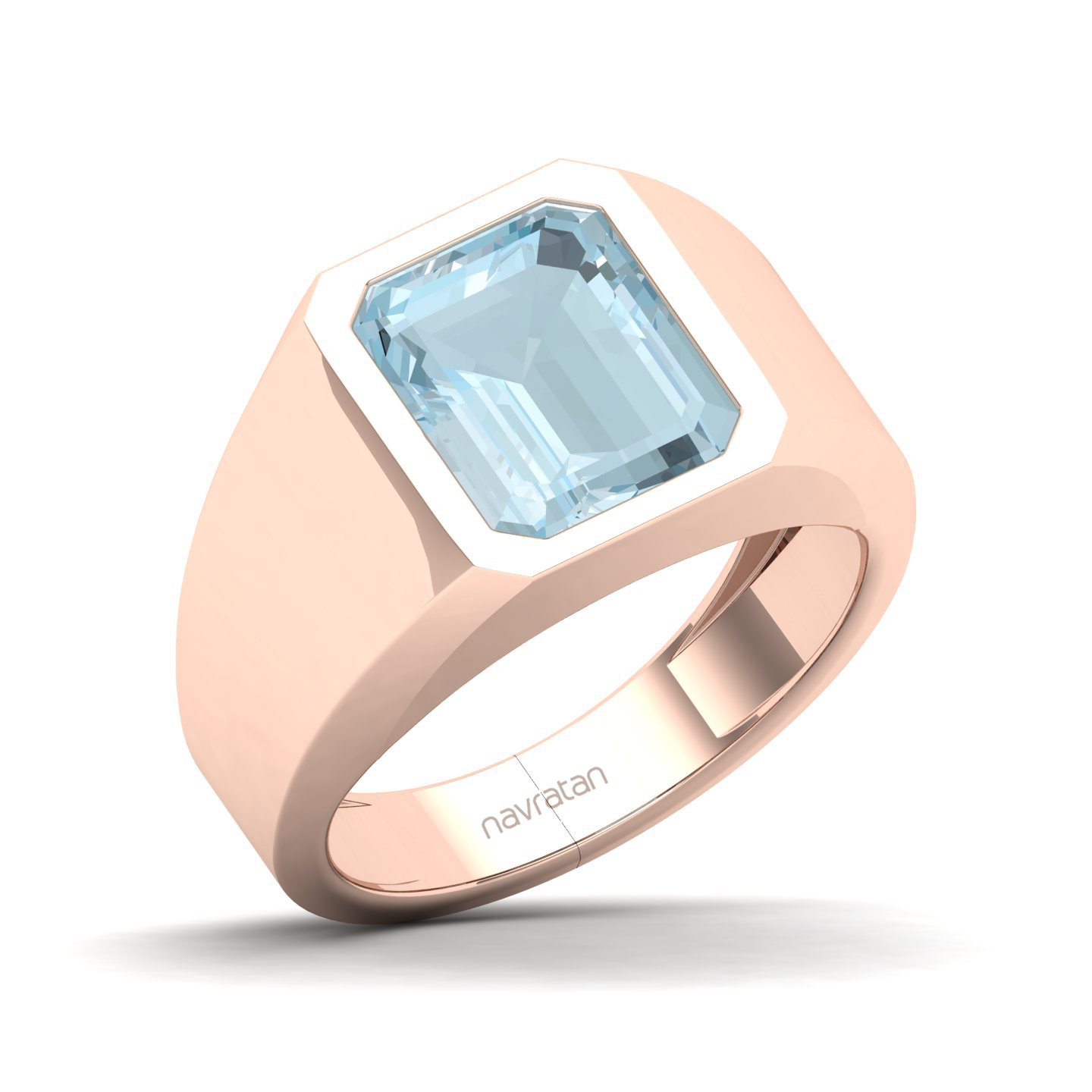 Divine Sunshine Aquamarine Ring