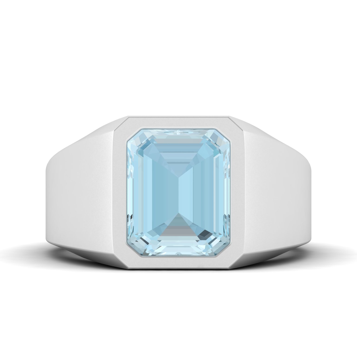 Divine Sunshine Aquamarine Ring