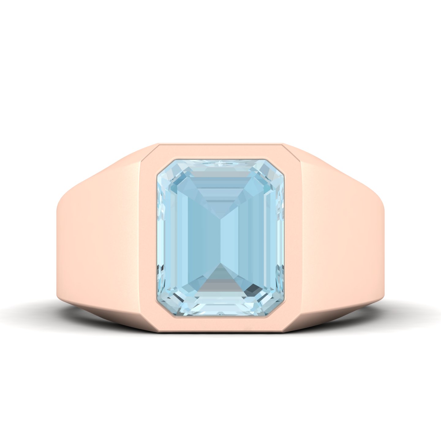 Divine Sunshine Aquamarine Ring