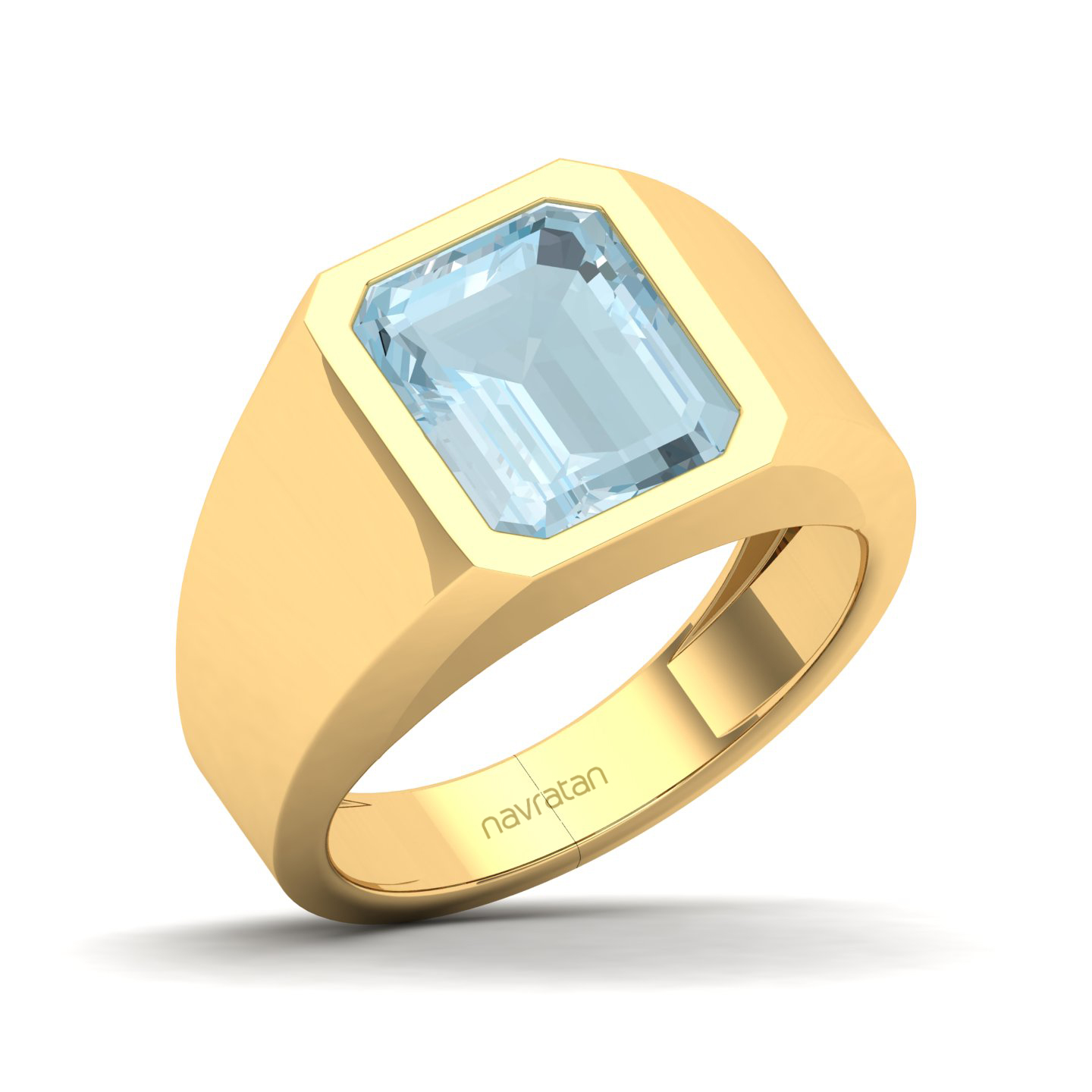 Divine Sunshine Aquamarine Ring