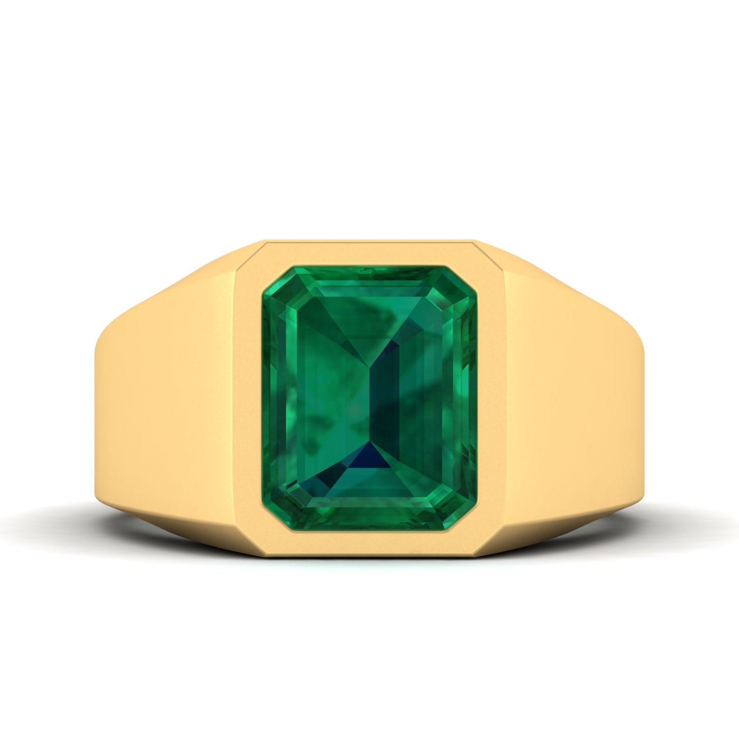 Divine Sunshine emerald Ring