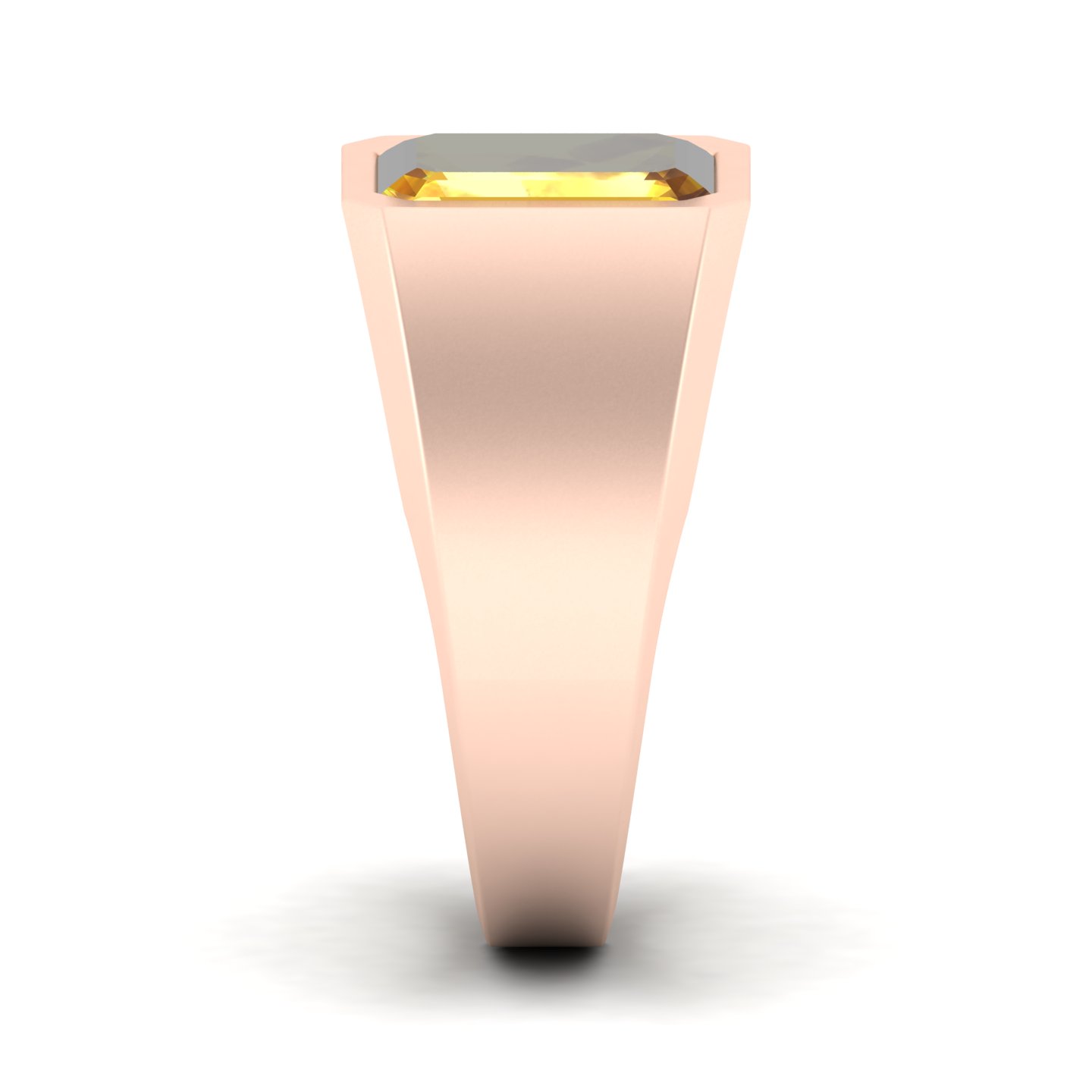 Divine Sunshine Yellow Sapphire Ring