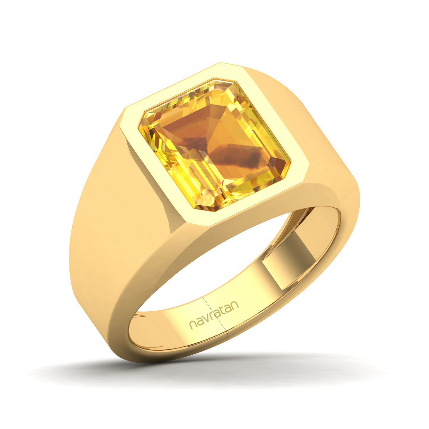 Divine Sunshine Yellow Sapphire Ring