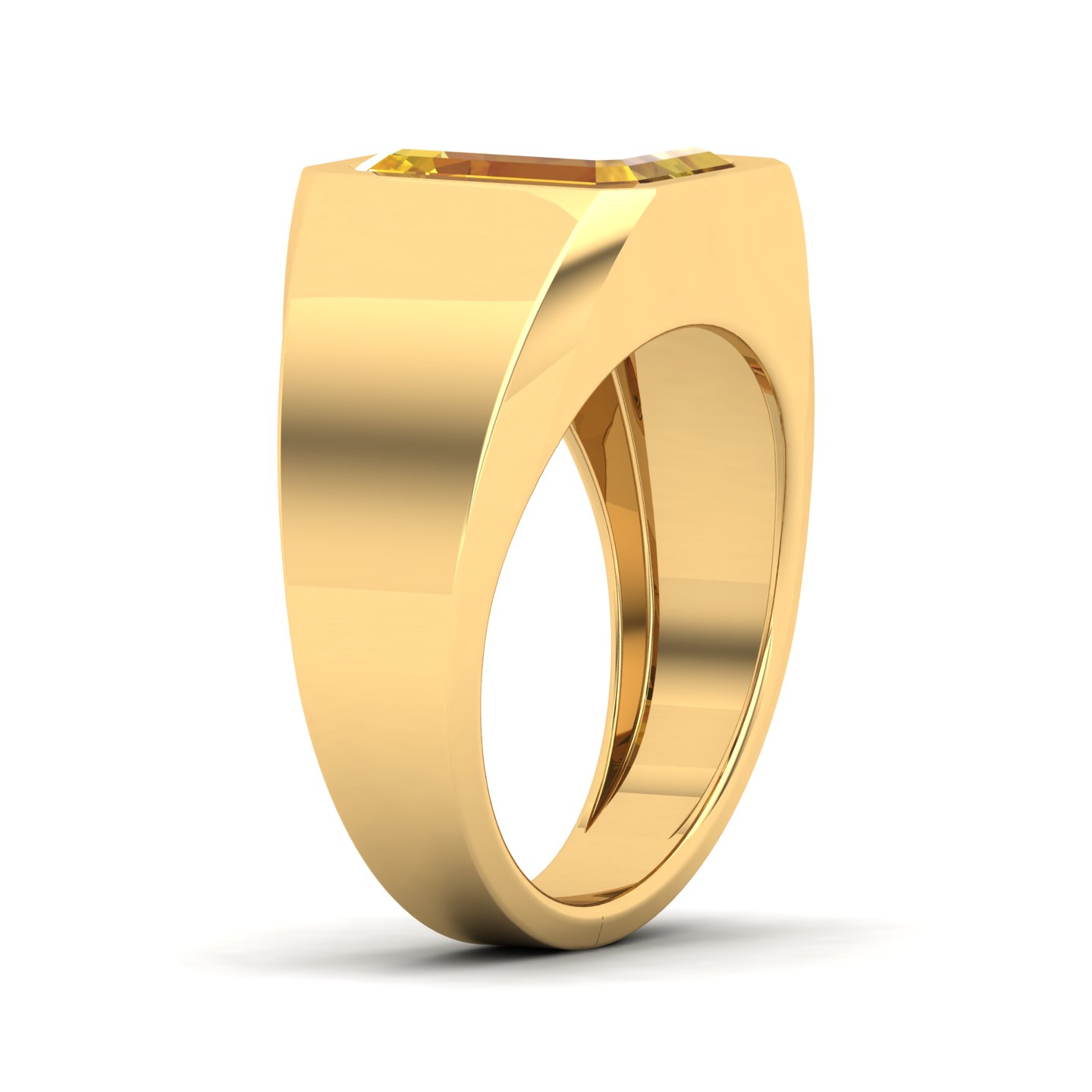 Divine Sunshine Yellow Sapphire Ring