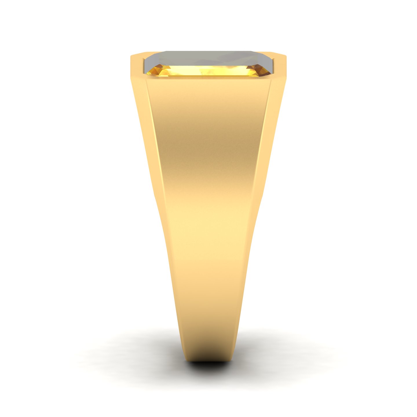 Divine Sunshine Yellow Sapphire Ring
