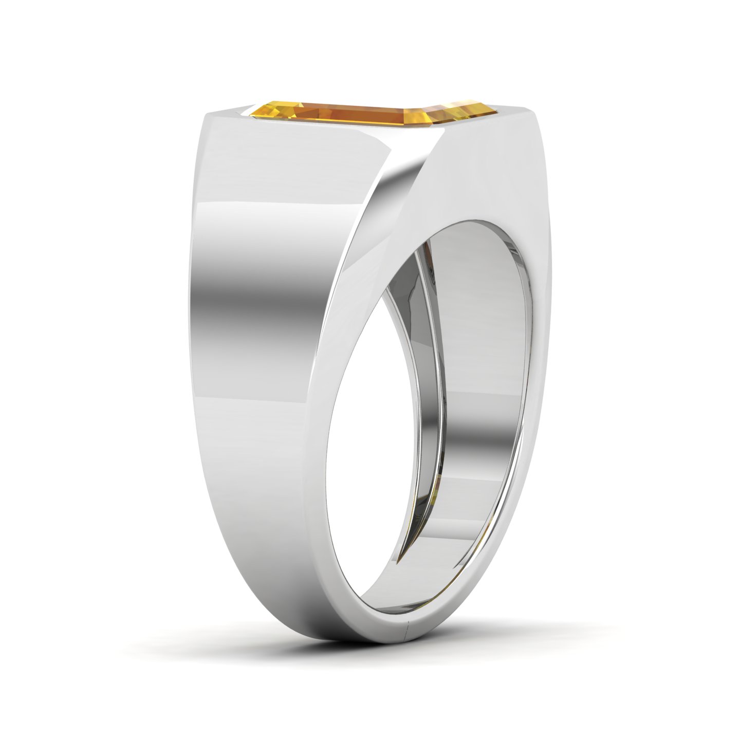 Divine Sunshine Yellow Sapphire Ring