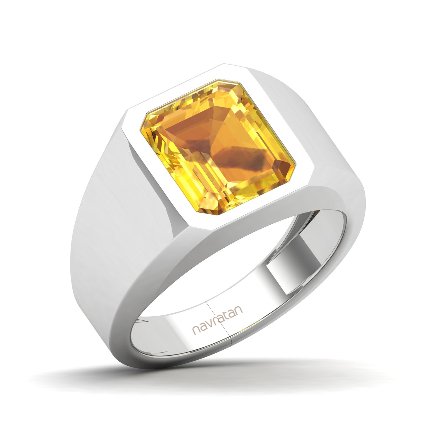 Divine Sunshine Yellow Sapphire Ring