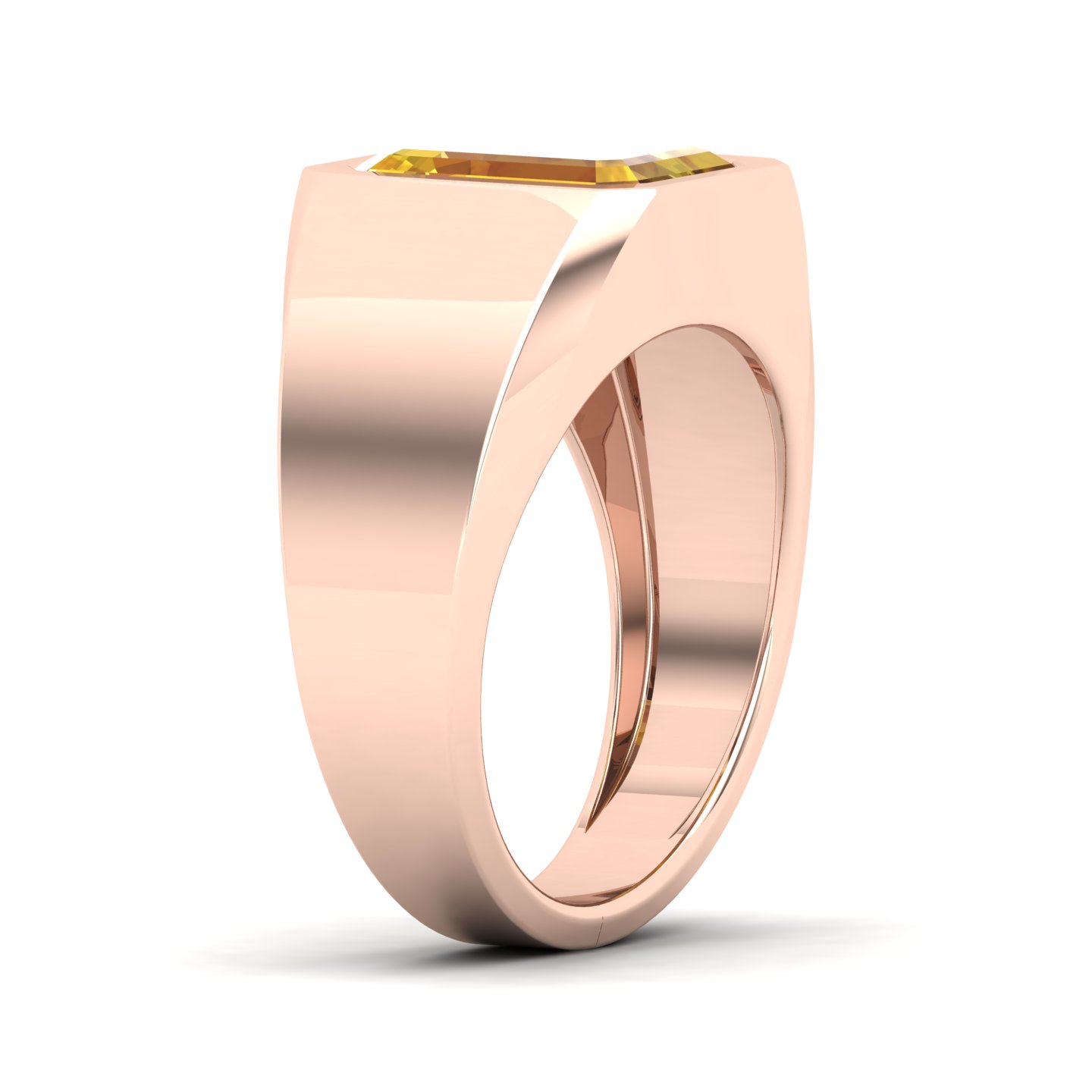 Divine Sunshine Yellow Sapphire Ring