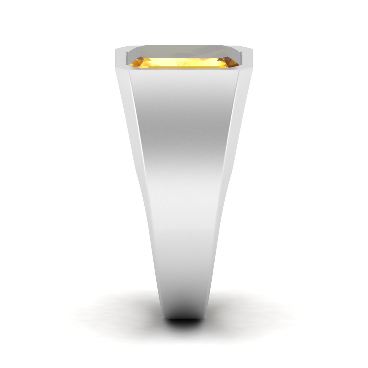 Divine Sunshine Yellow Sapphire Ring