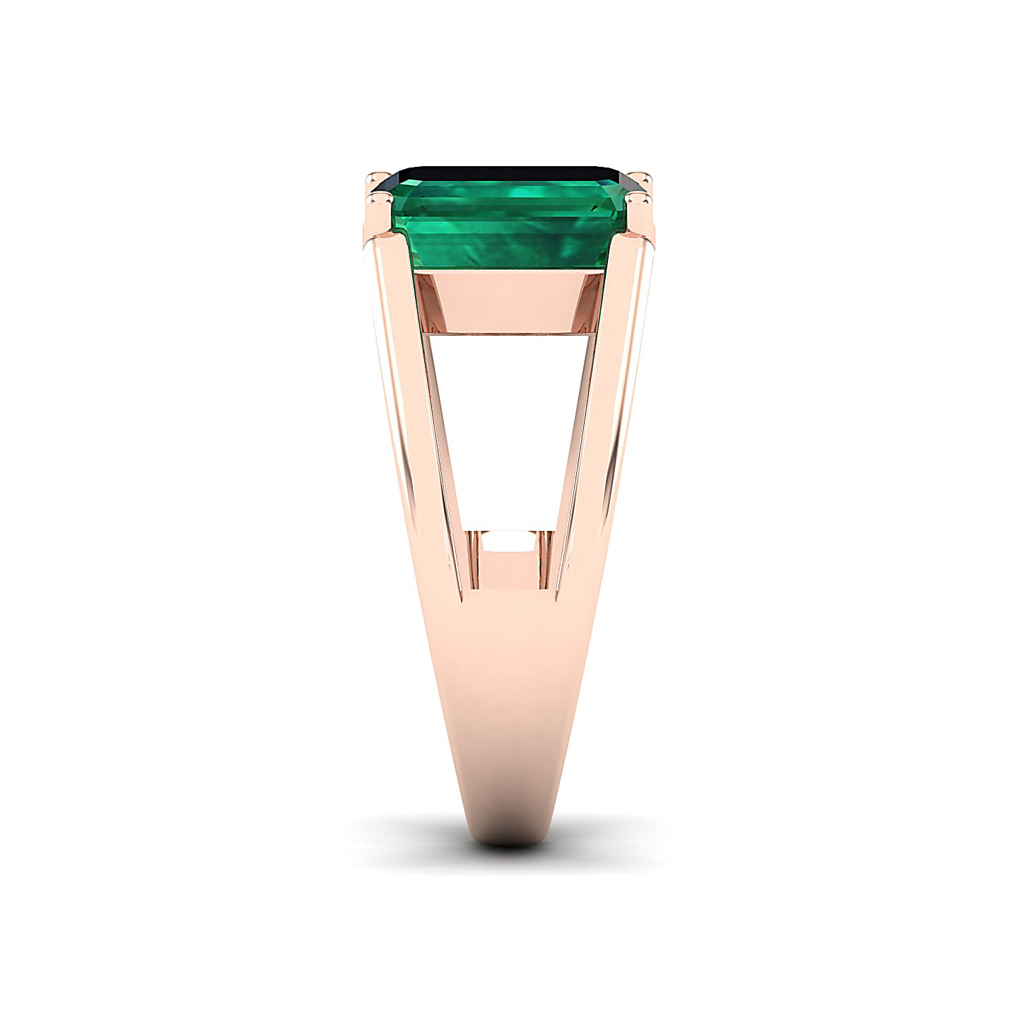 Eternal Emerald Gold Rings