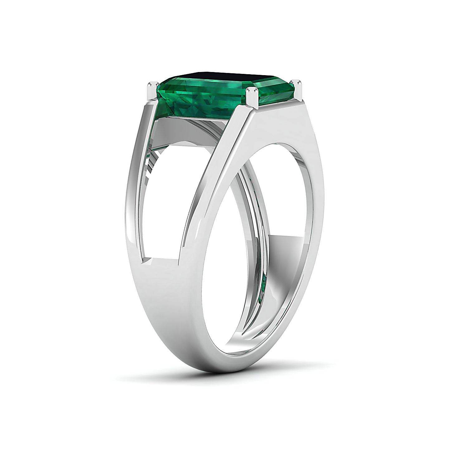 Eternal Emerald Gold Rings