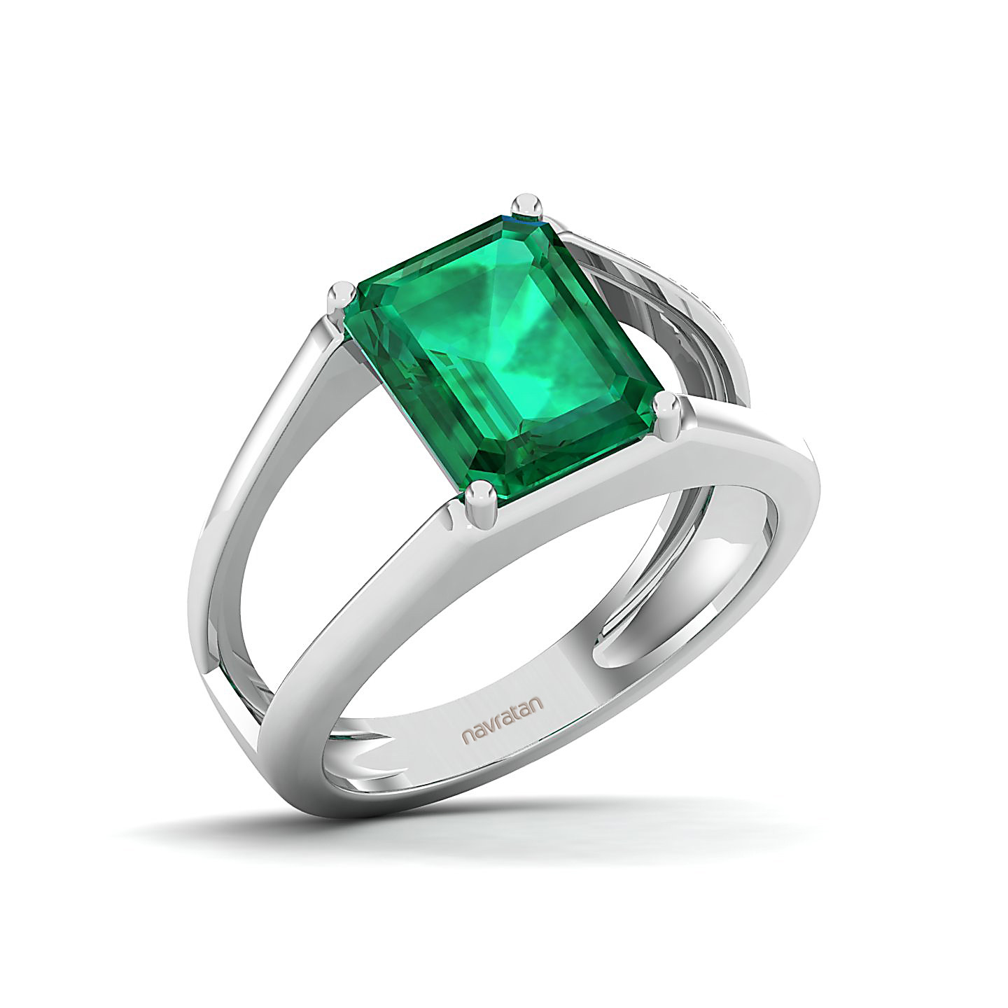 Eternal Emerald Gold Rings